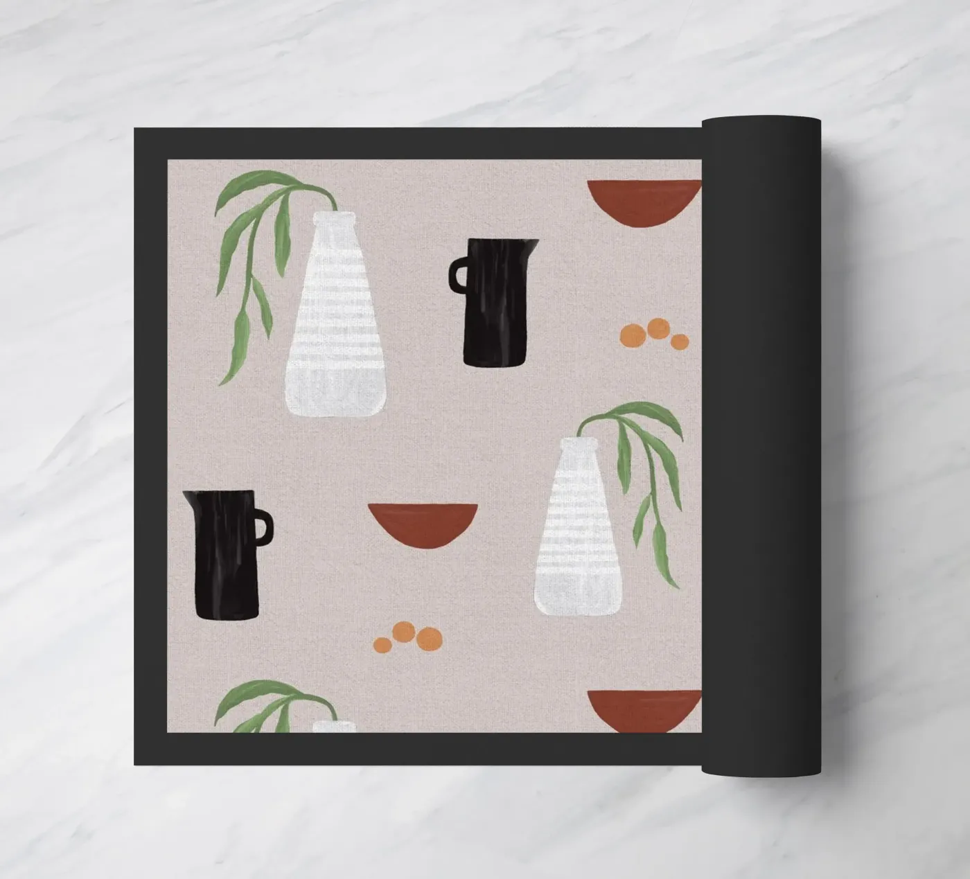 Boho objecten II deurmat van Orara Studio