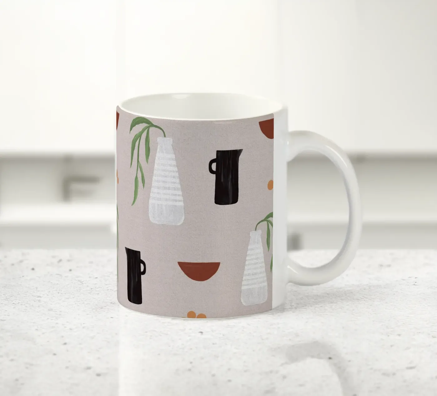 Boho Objects II ceramic mug by Orara Studio