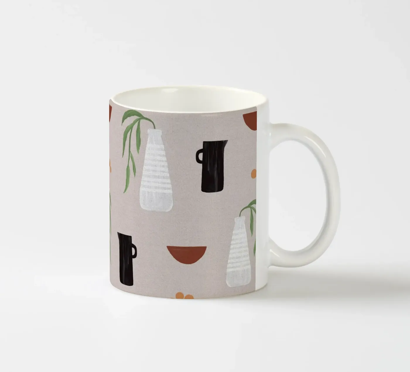 Boho Objects II ceramic mug by Orara Studio