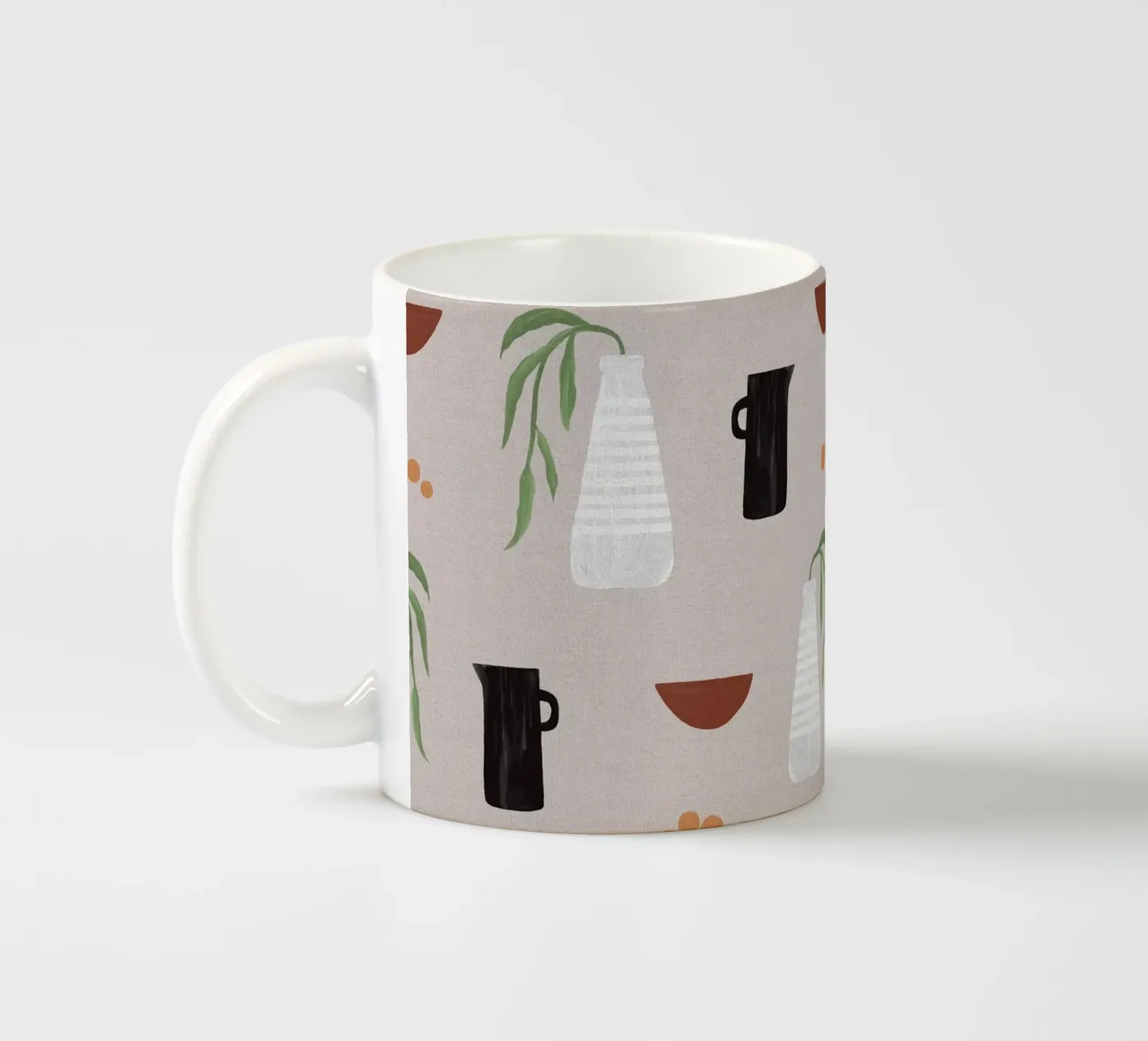 Boho Objects II ceramic mug by Orara Studio