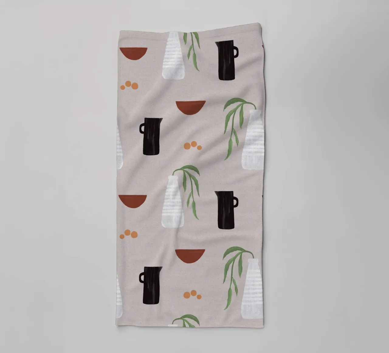 Boho Objects II towel by Orara Studio