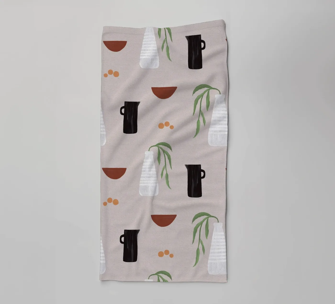 Boho Objects II towel by Orara Studio