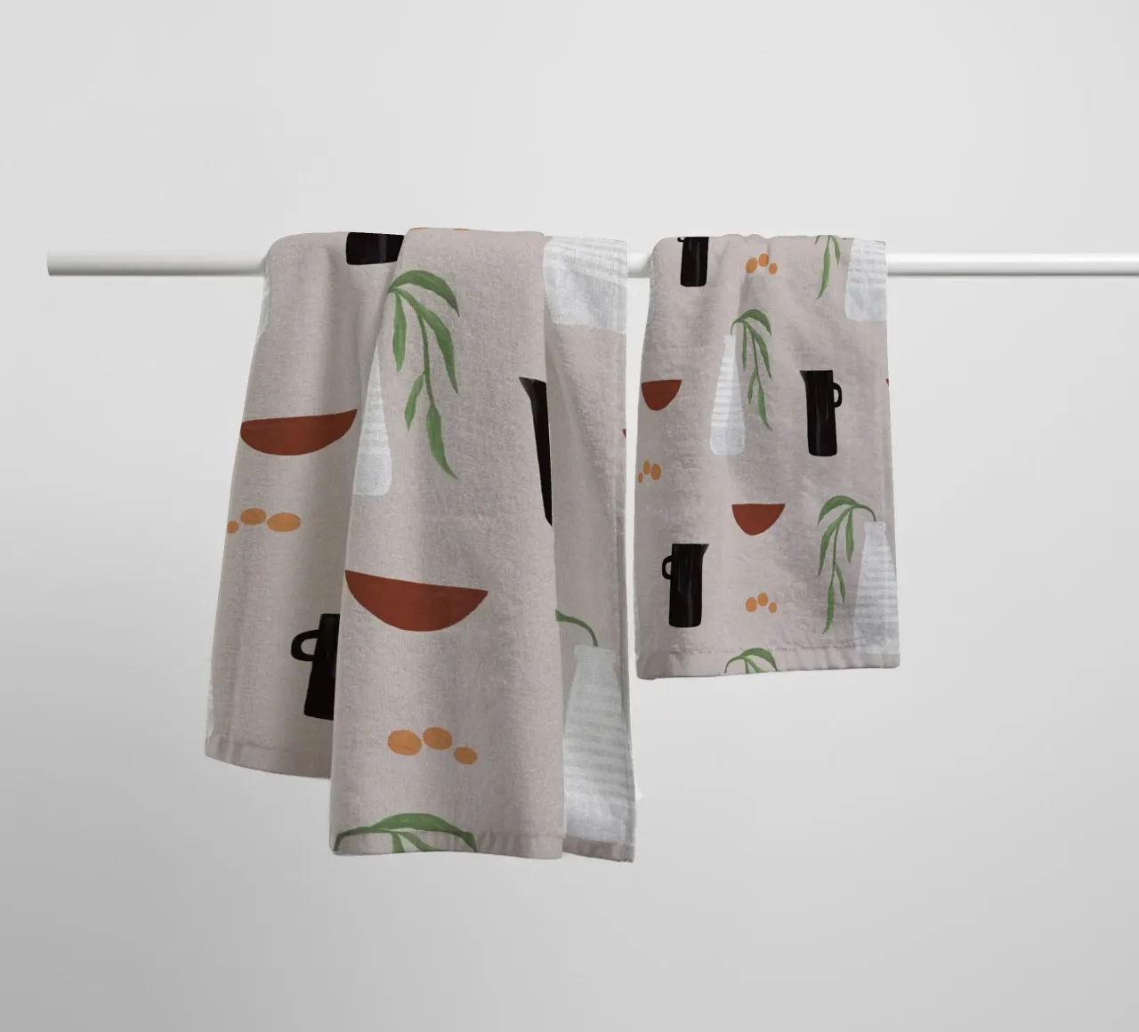 Boho Objects II towel by Orara Studio