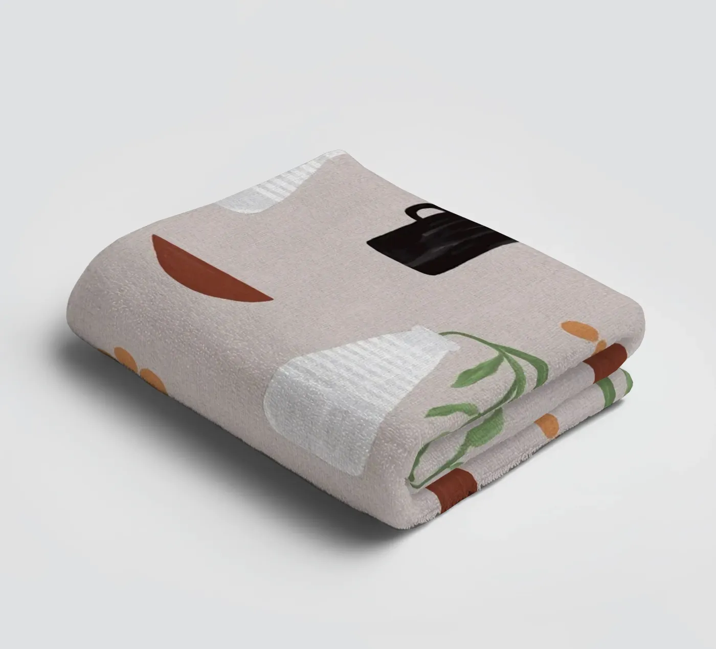 Boho Objects II towel by Orara Studio