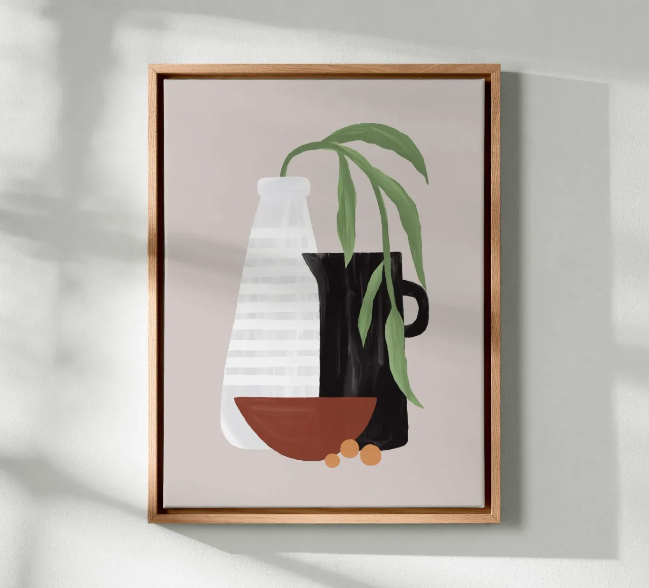 Boho Objects II canvas by Orara Studio