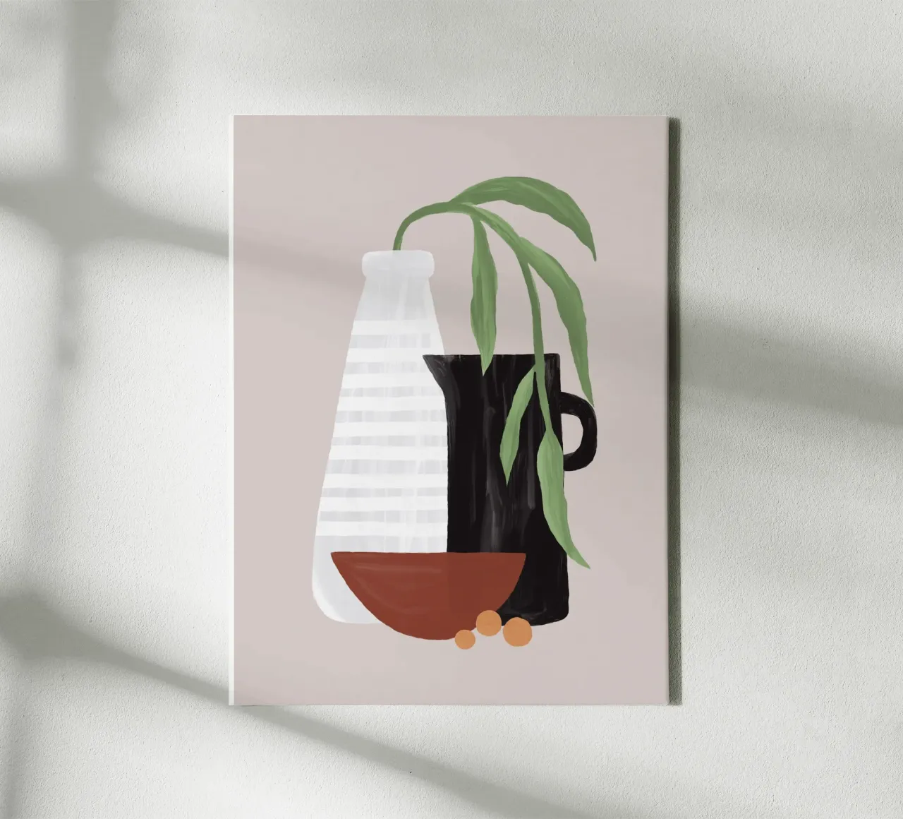 Boho Objects II canvas by Orara Studio