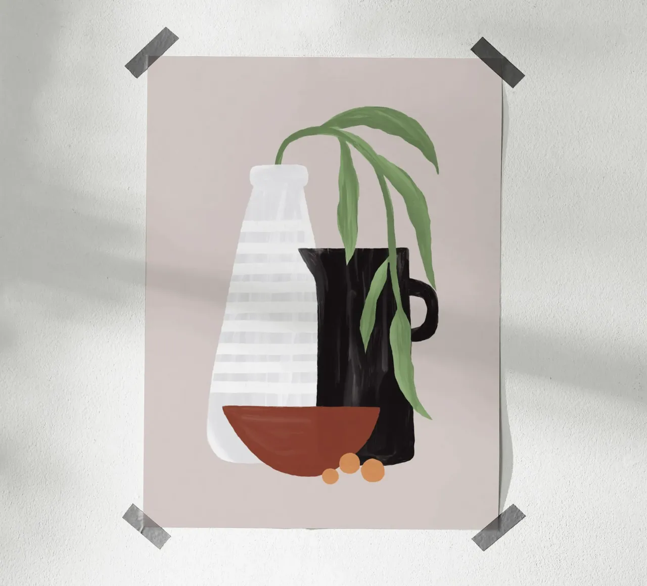 Boho Objects II hahnemühle by Orara Studio