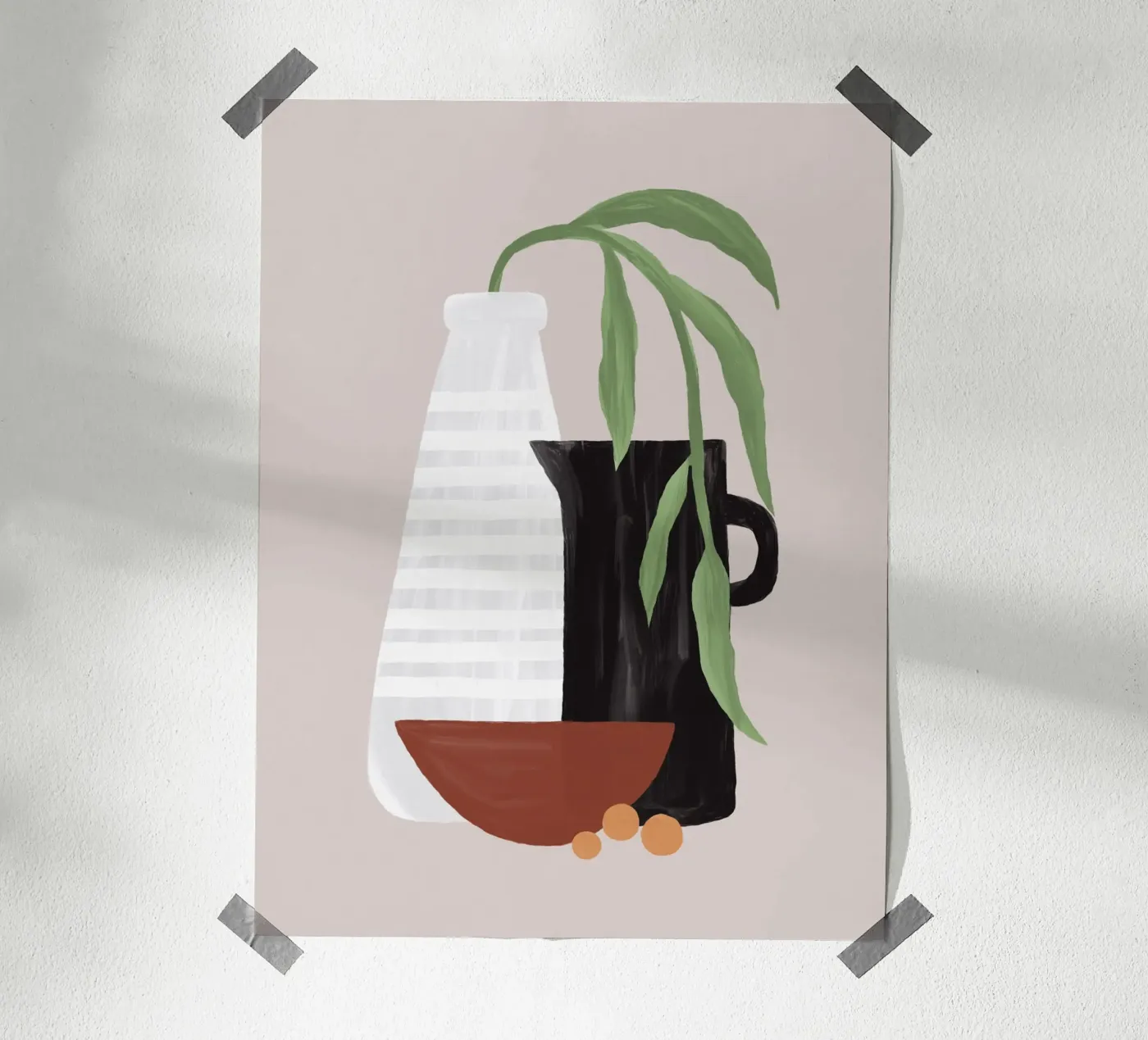 Boho Objects II poster de Orara Studio