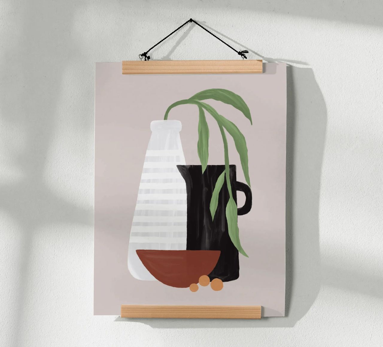 Oggetti Boho II carta hahnemühle da Orara Studio