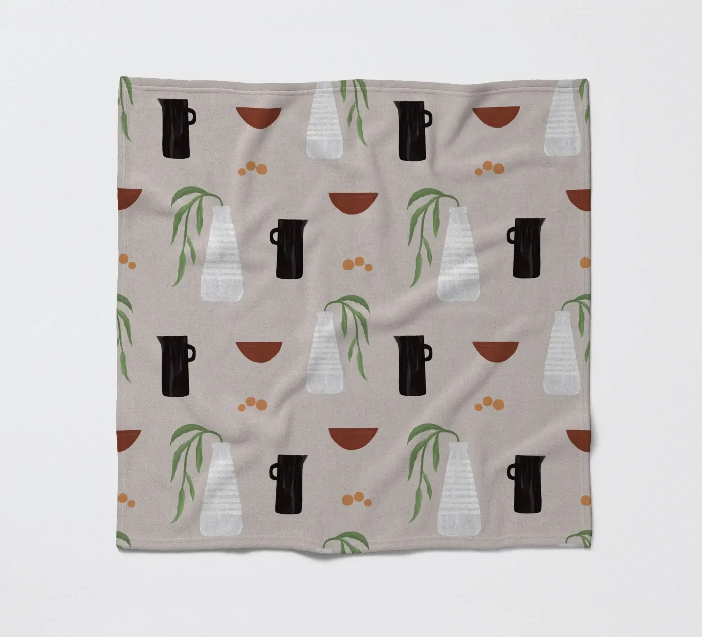 Boho Objects II plaid polaire de Orara Studio