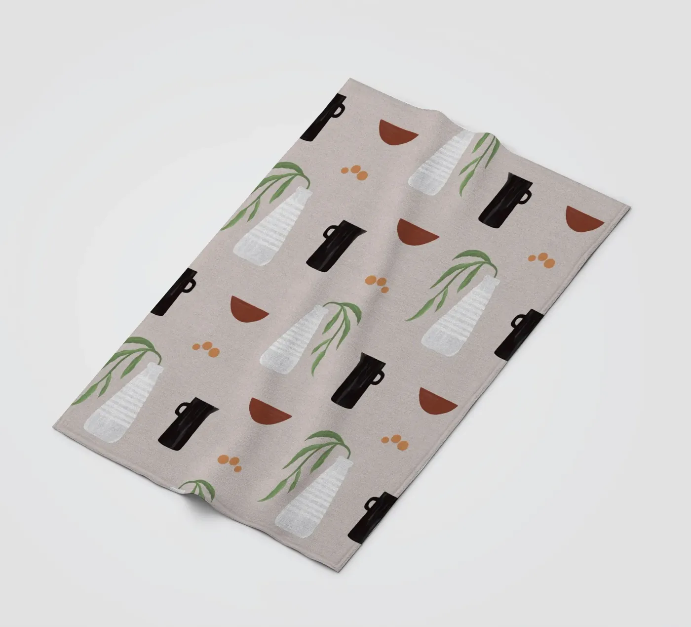 Boho Objects II plaid polaire de Orara Studio