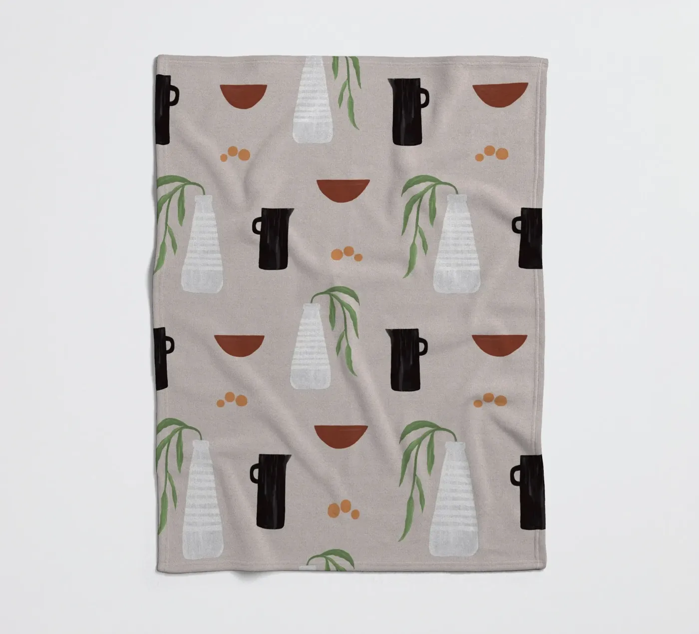 Boho Objects II plaid polaire de Orara Studio