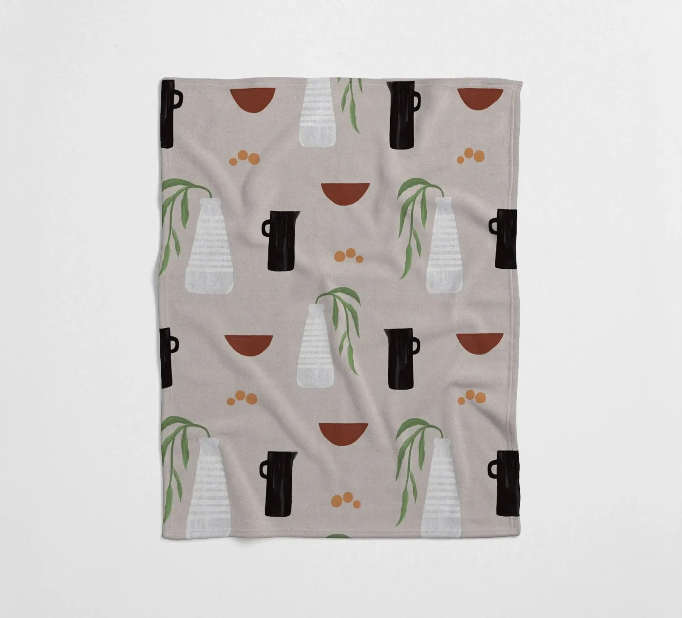 Boho Objects II plaid polaire de Orara Studio