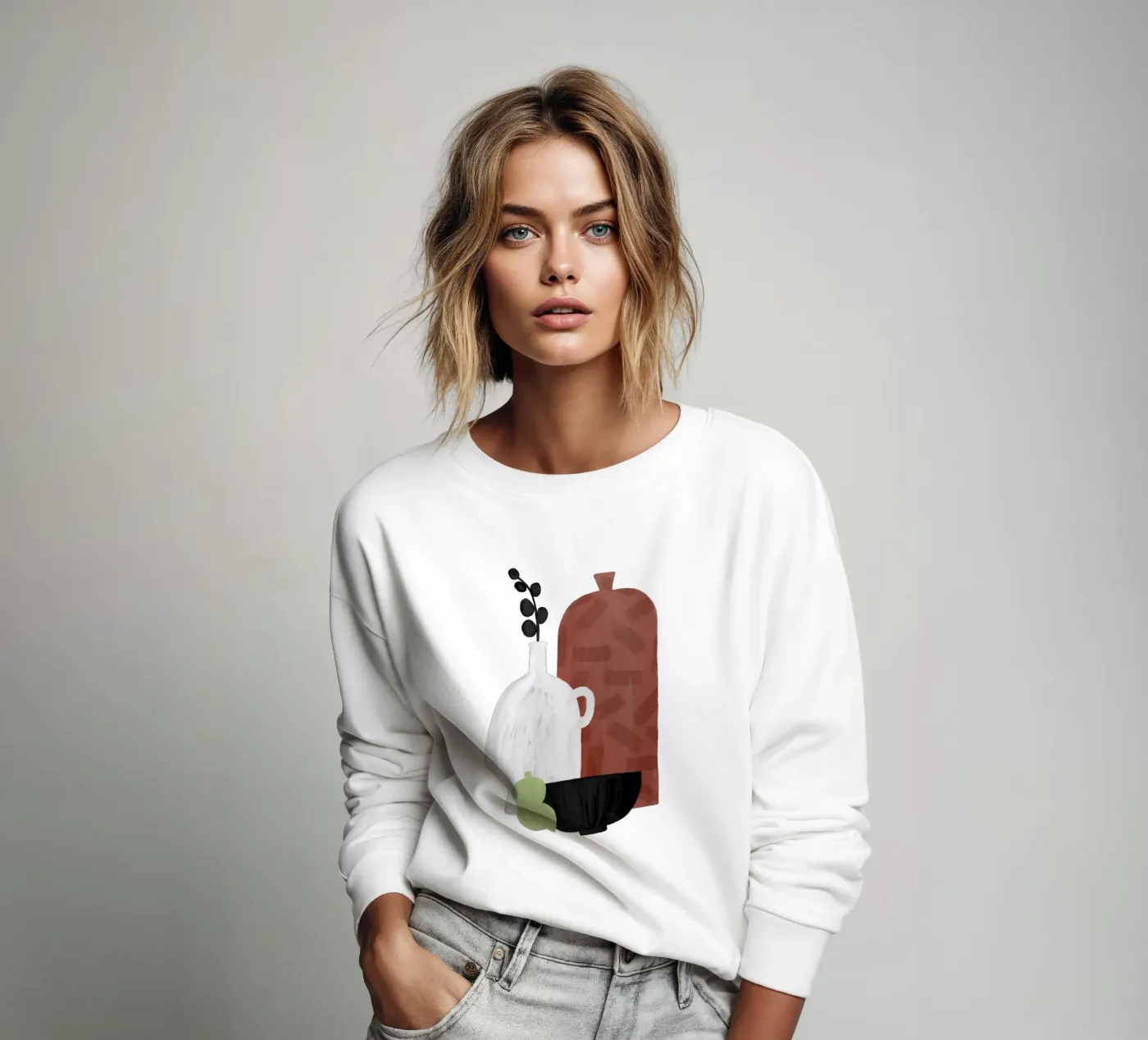 Boho Objects III sweatshirt by Orara Studio