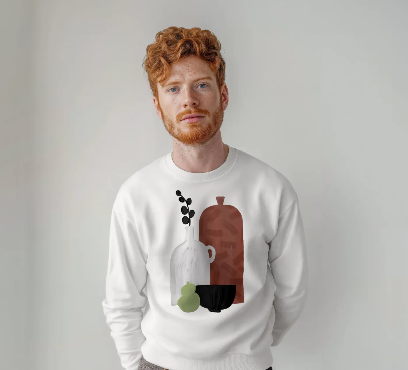 Boho Objects III sweatshirt by Orara Studio