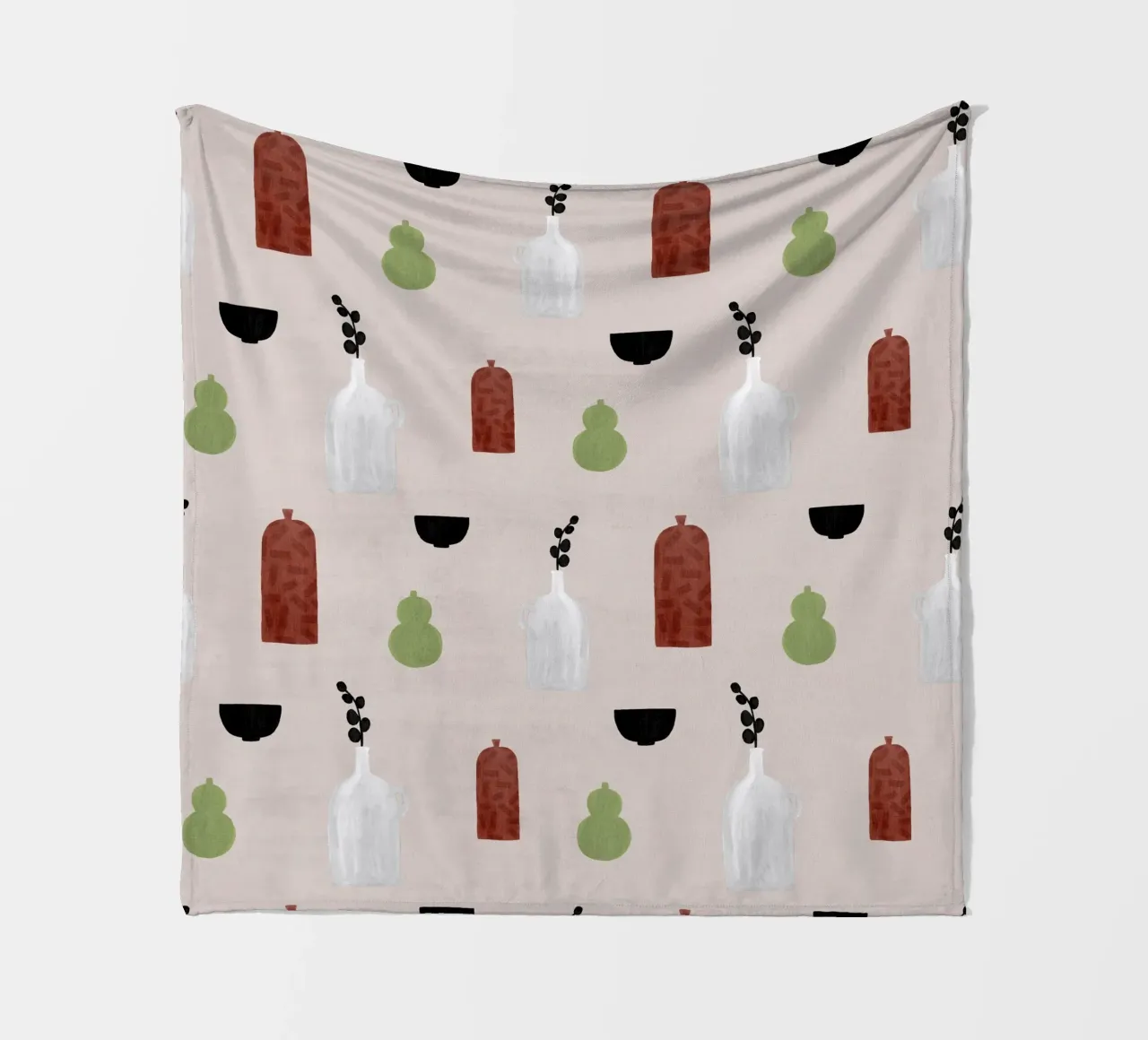 Boho Objects III Fleecedecke von Orara Studio