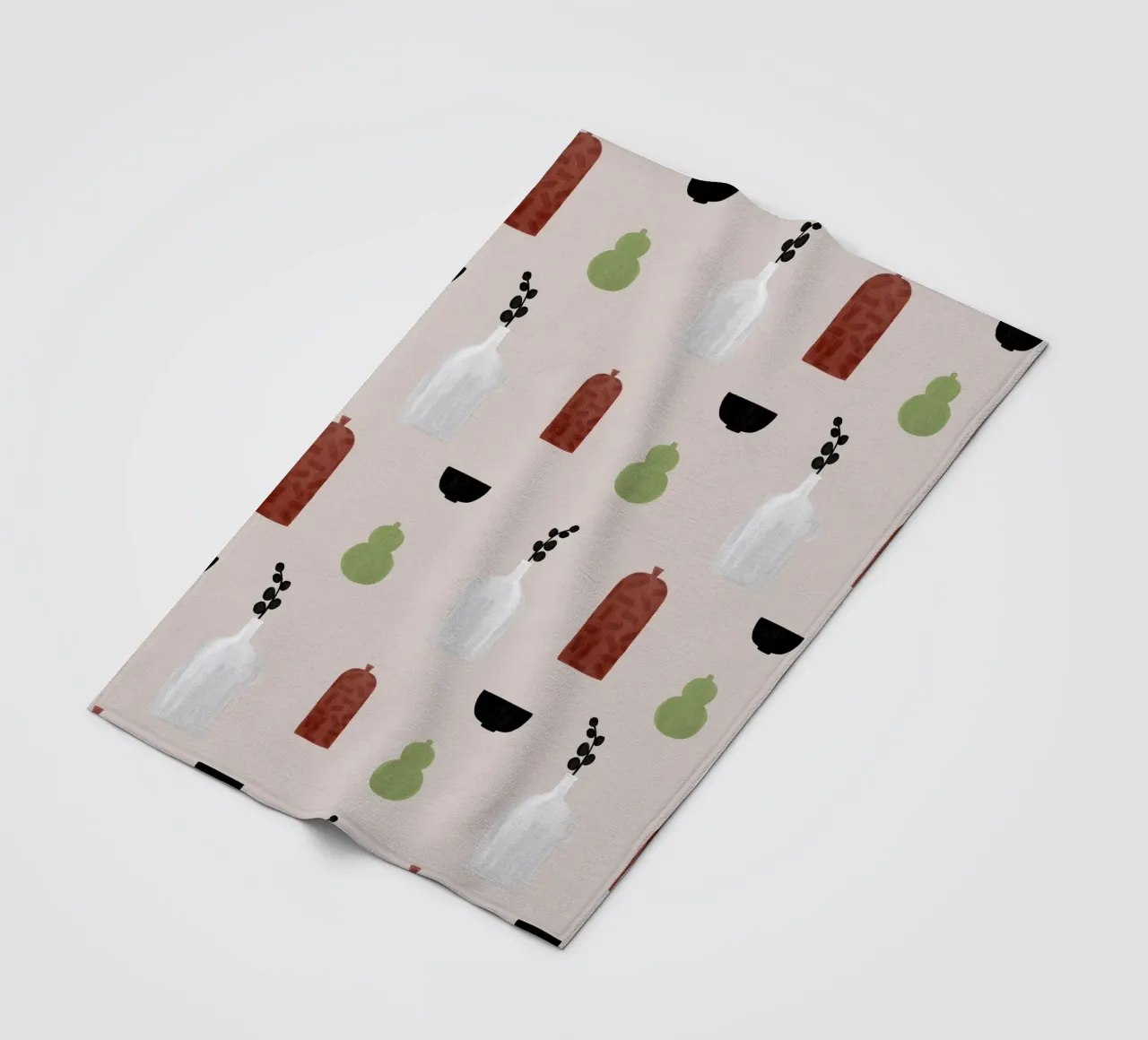 Boho Objects III Fleecedecke von Orara Studio