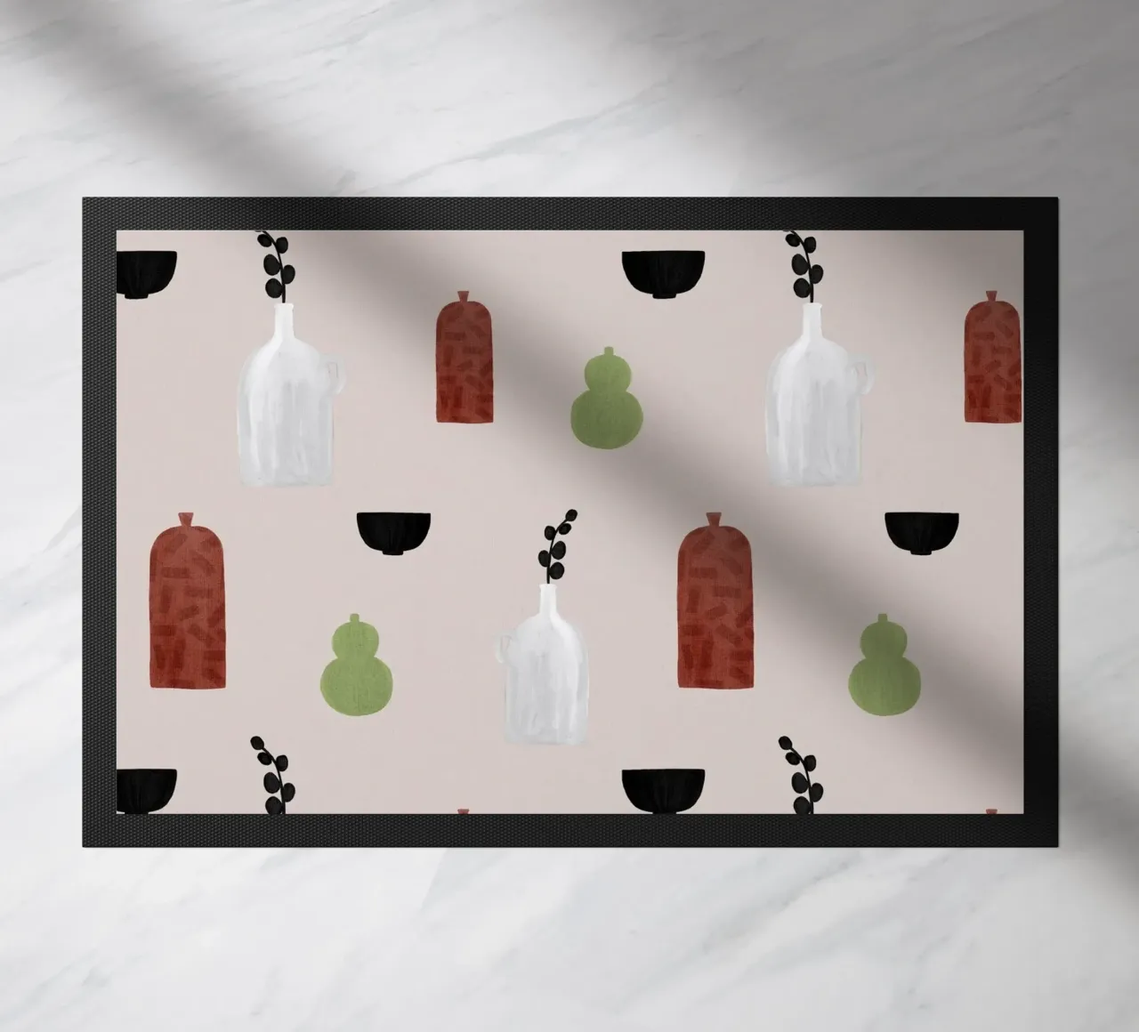 Boho Objects III doormat by Orara Studio