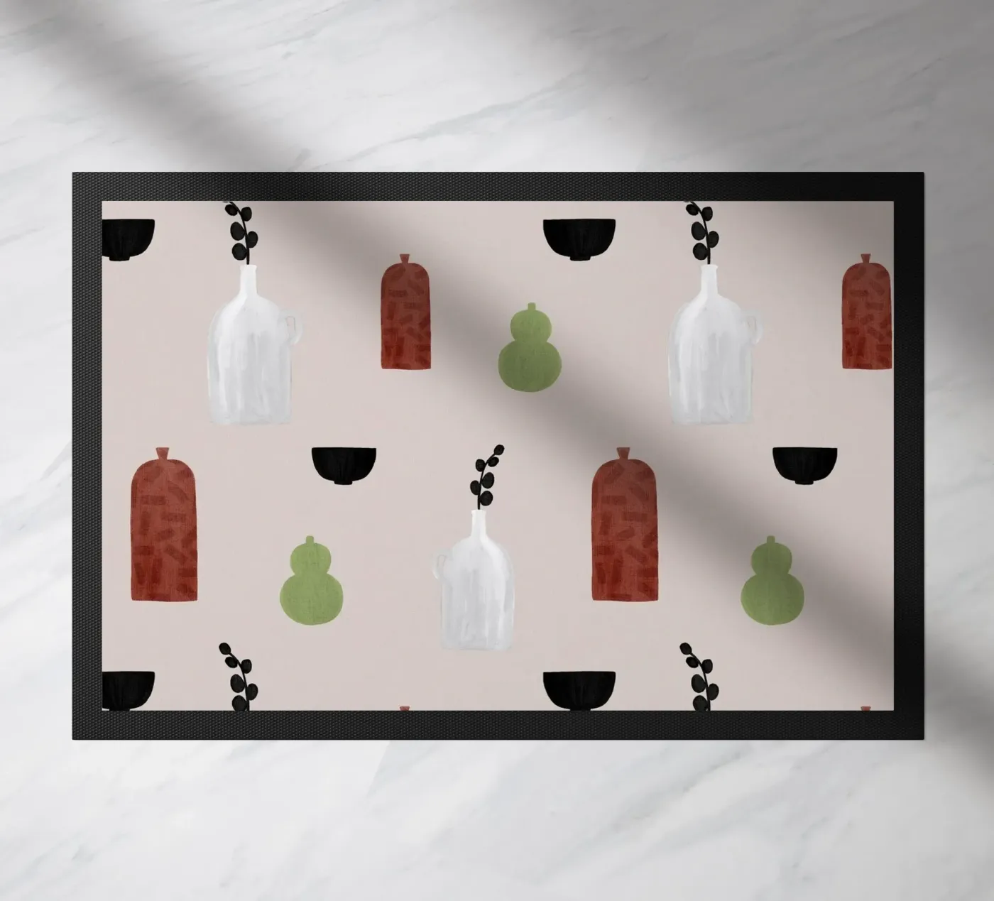 Boho Objects III doormat by Orara Studio