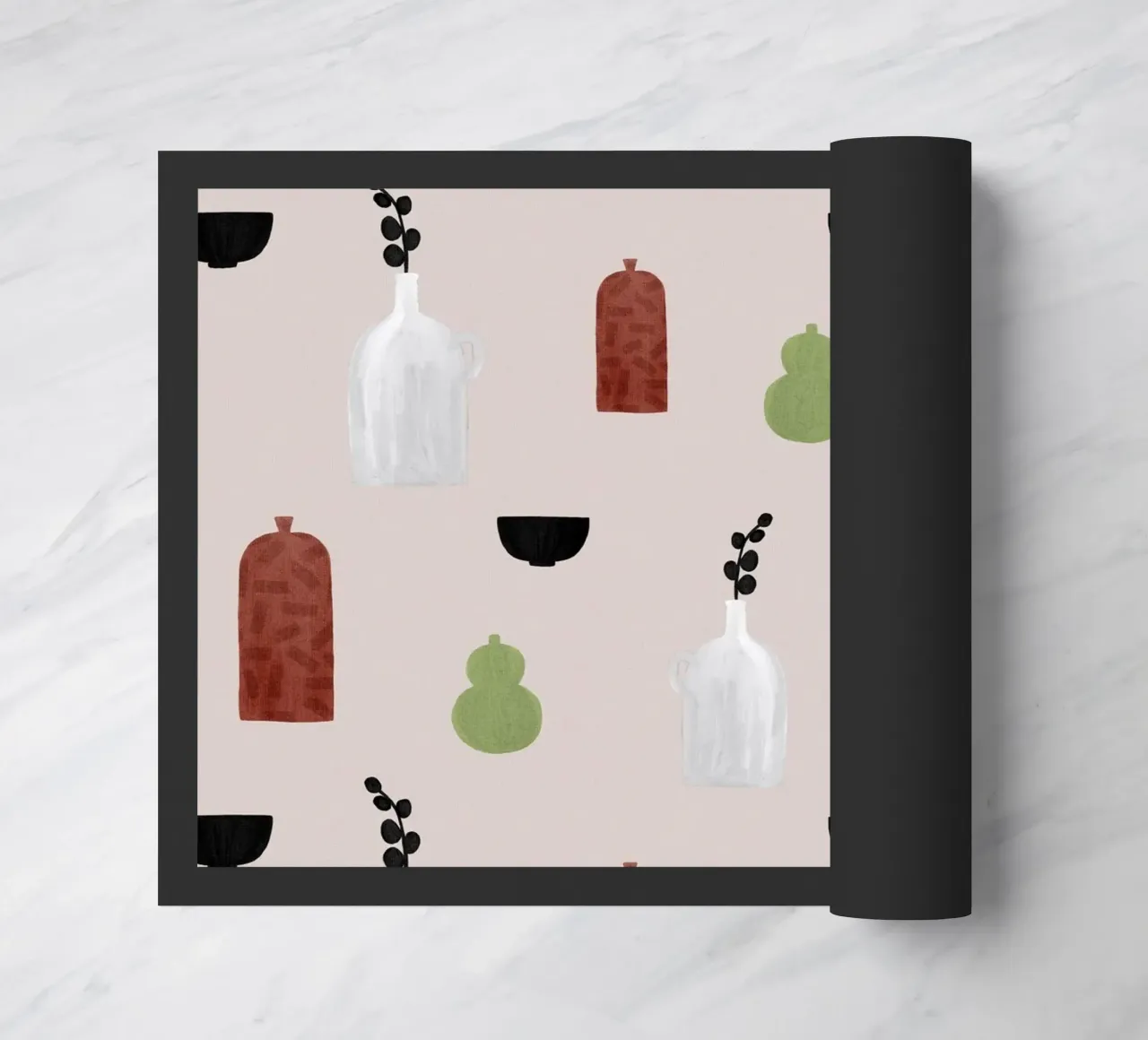 Boho Objects III doormat by Orara Studio