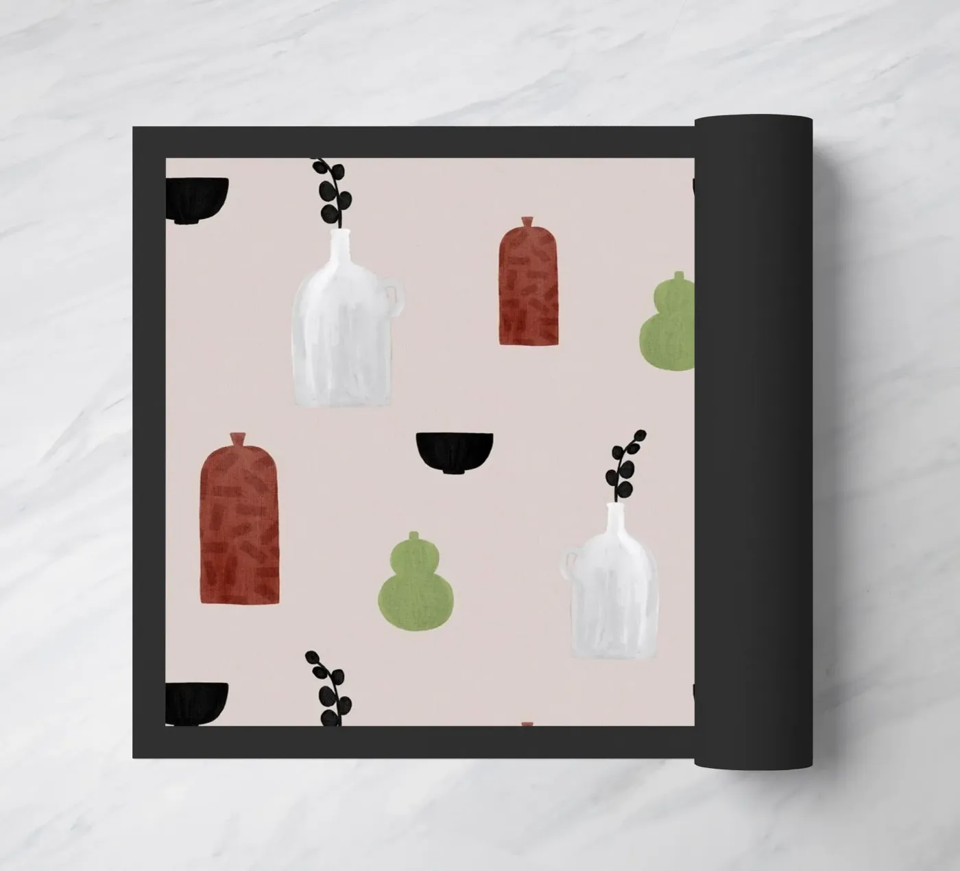 Boho Objects III doormat by Orara Studio