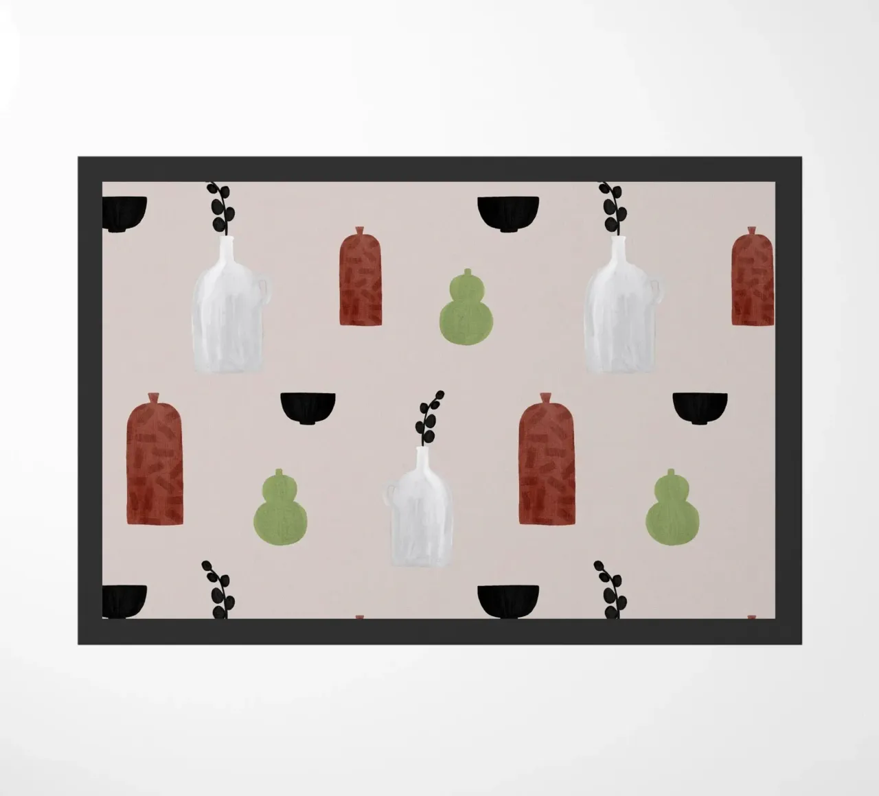 Boho Objects III doormat by Orara Studio