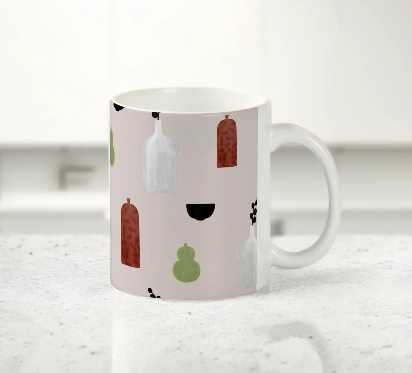Boho Objects III ceramic mug by Orara Studio