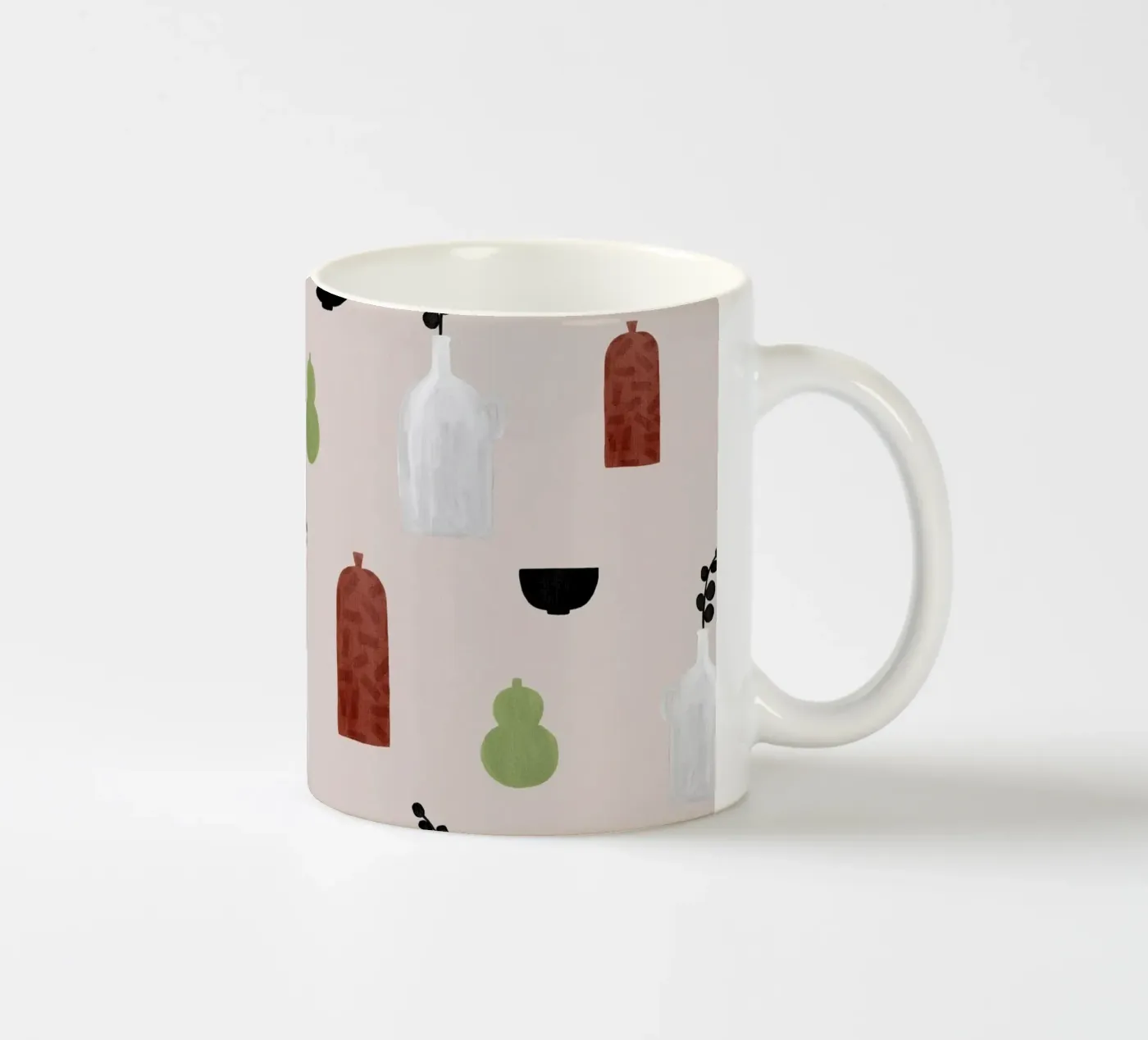 Boho Objects III ceramic mug by Orara Studio