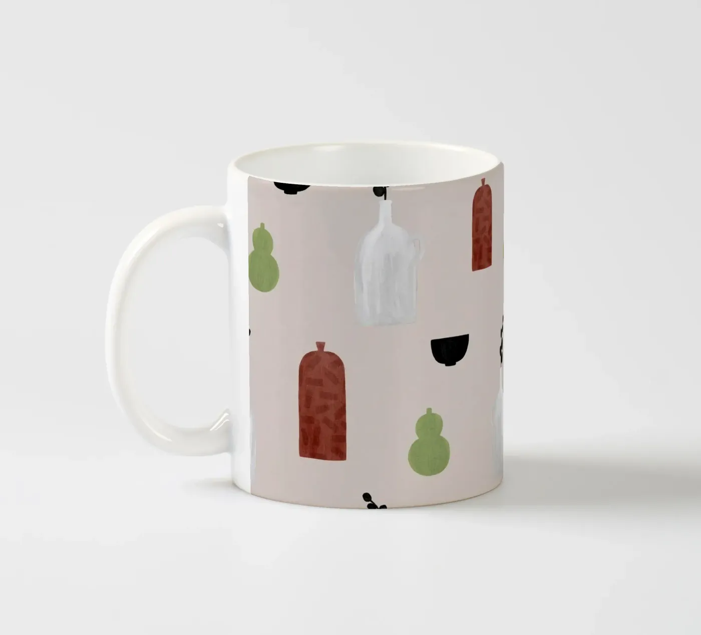 Boho Objects III ceramic mug by Orara Studio