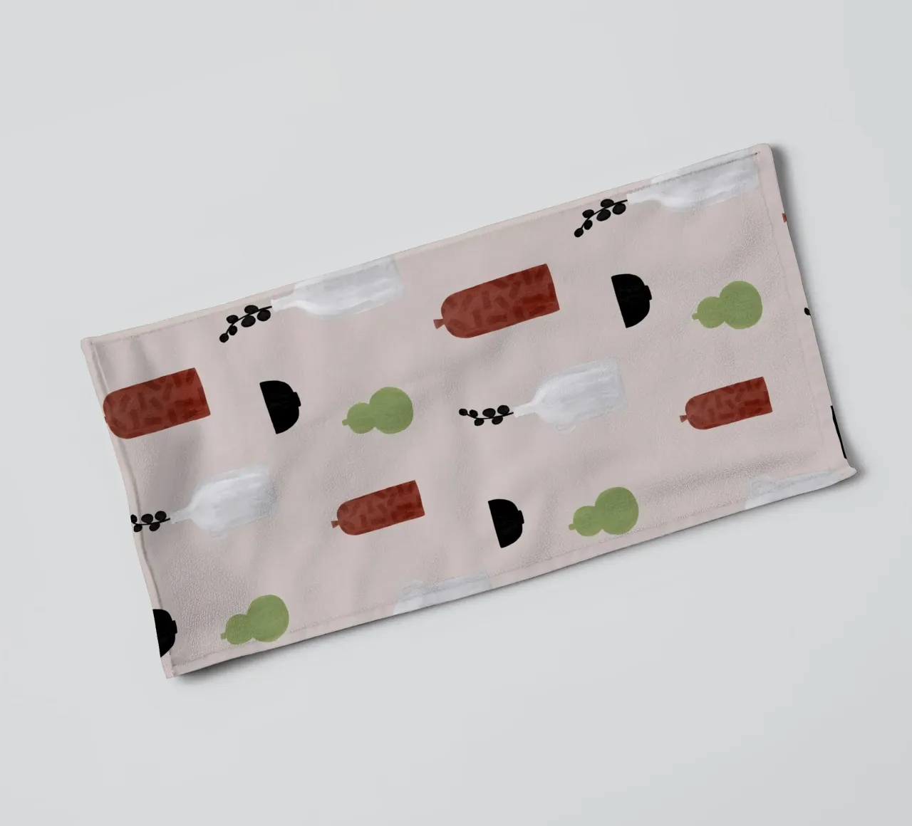 Boho Objects III towel by Orara Studio