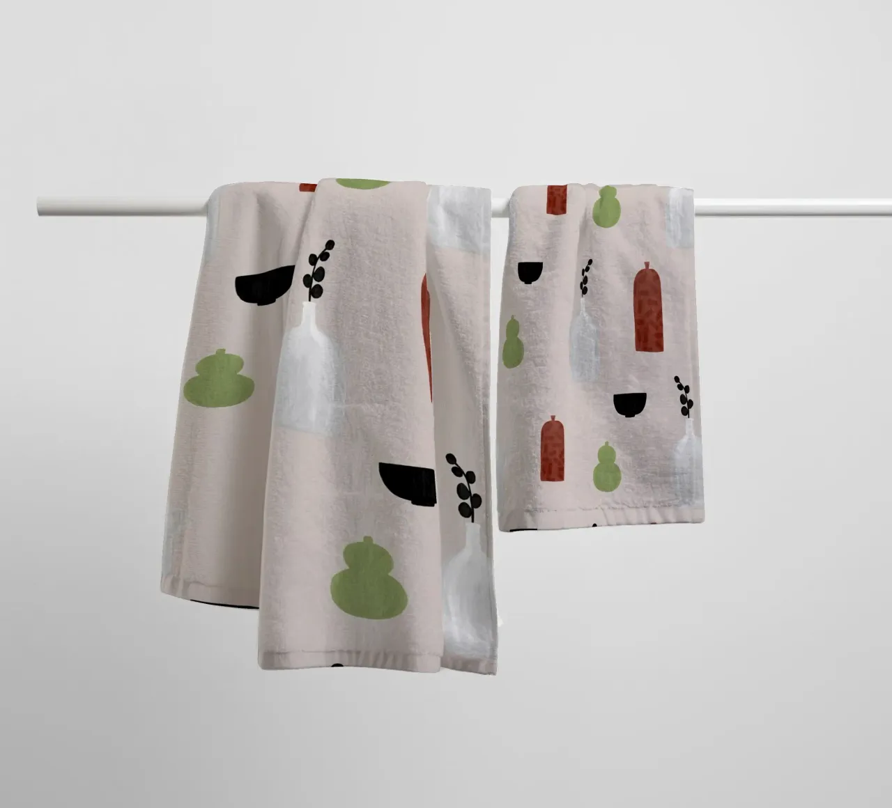 Boho Objects III towel by Orara Studio