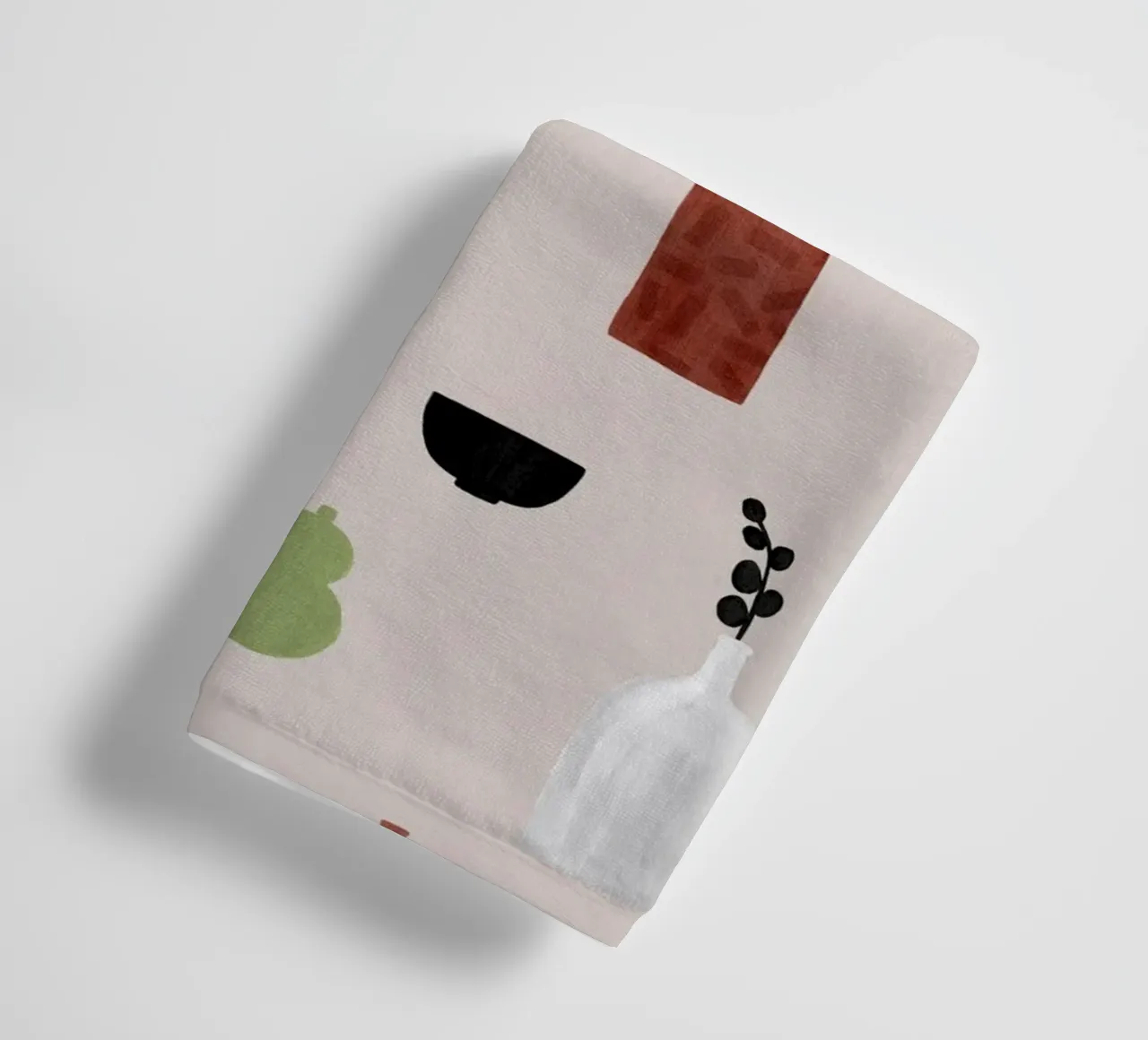 Boho Objects III towel by Orara Studio