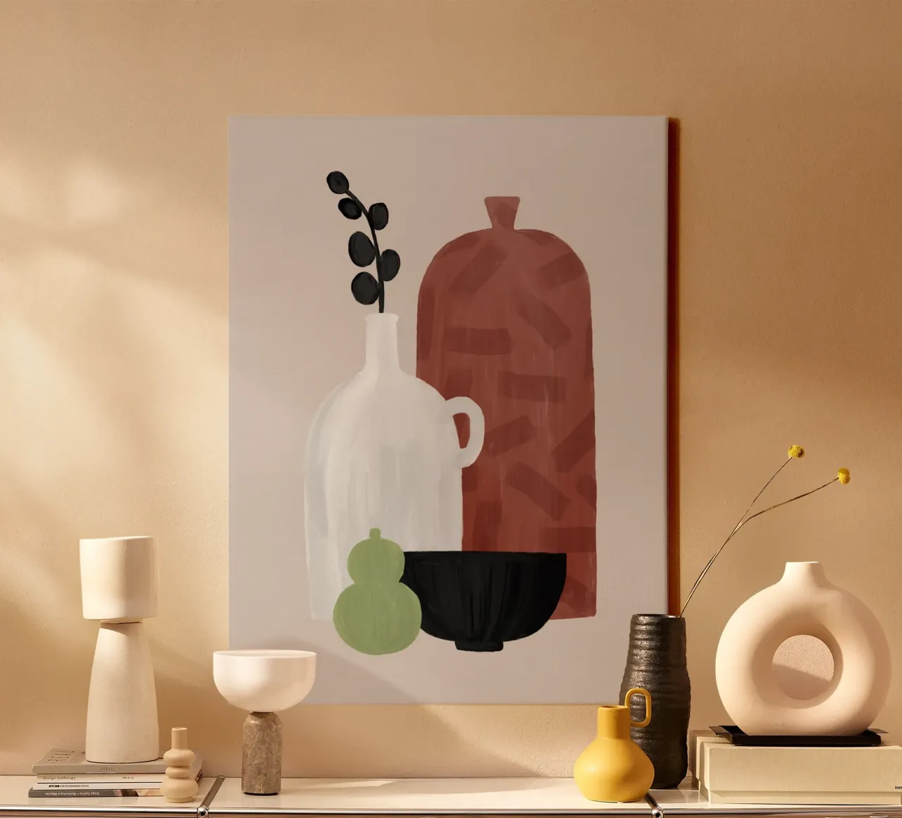 Boho Objects III tela da Orara Studio