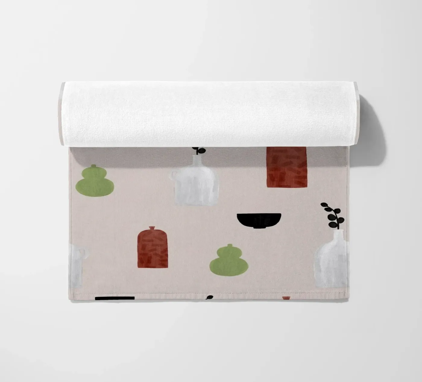 Boho Objects III beach towel by Orara Studio