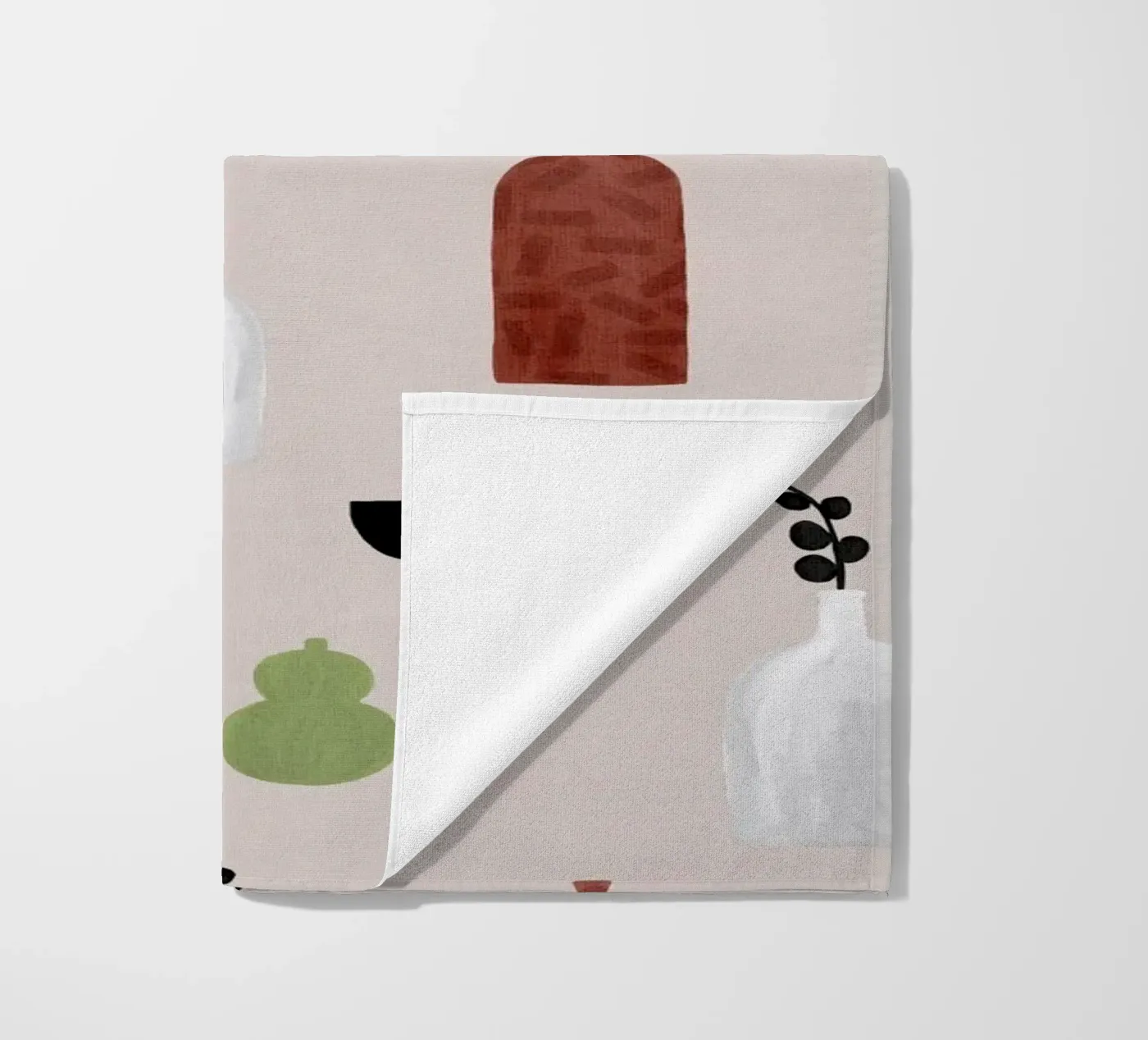 Boho Objects III beach towel by Orara Studio
