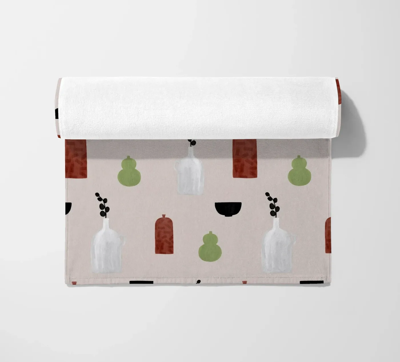 Boho Objects III beach towel by Orara Studio
