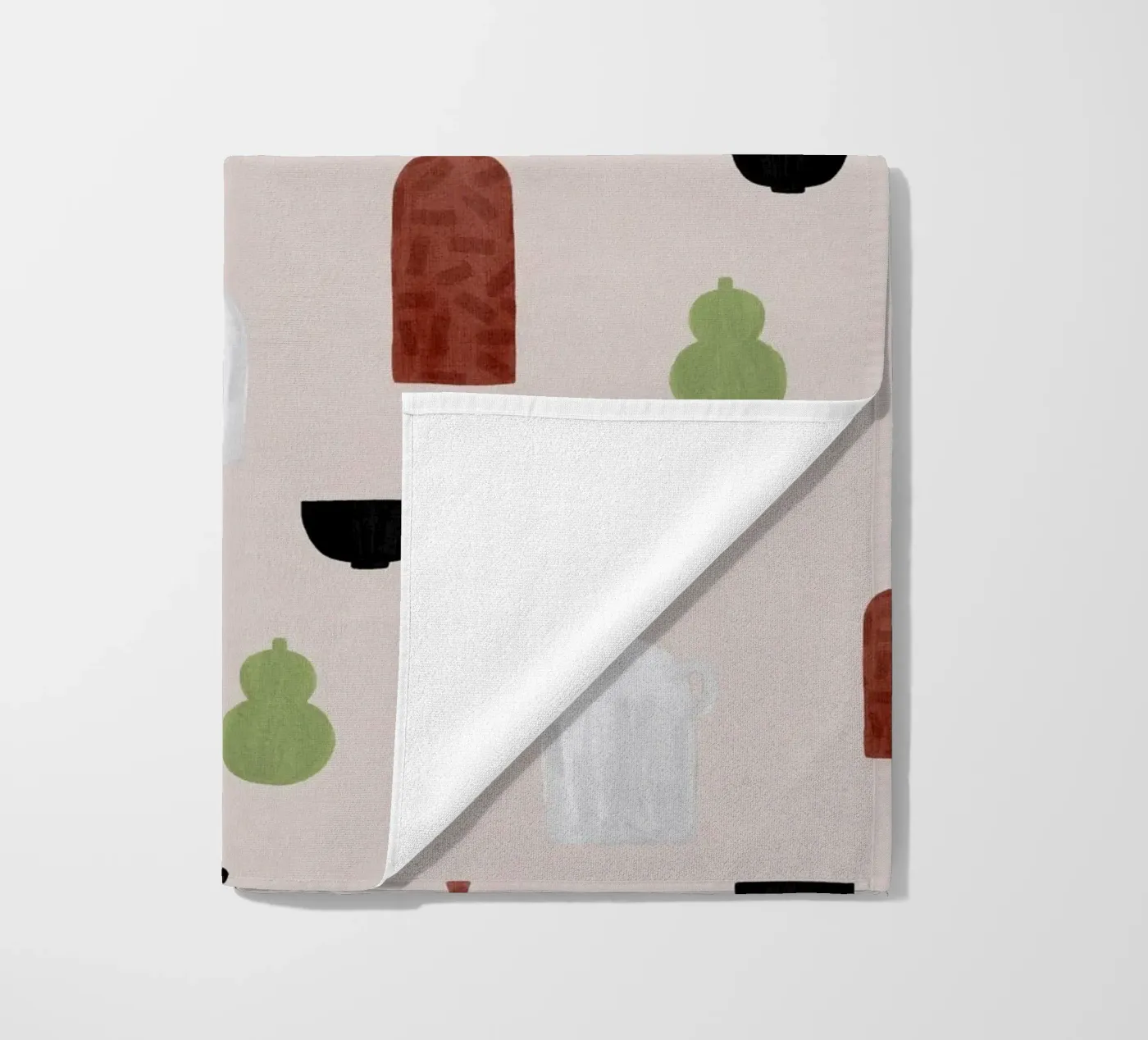 Boho Objects III beach towel by Orara Studio