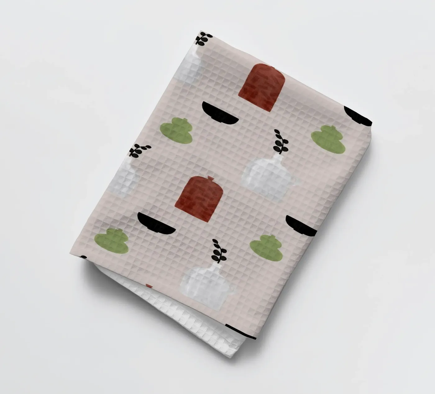 Boho Objects III tea towel by Orara Studio