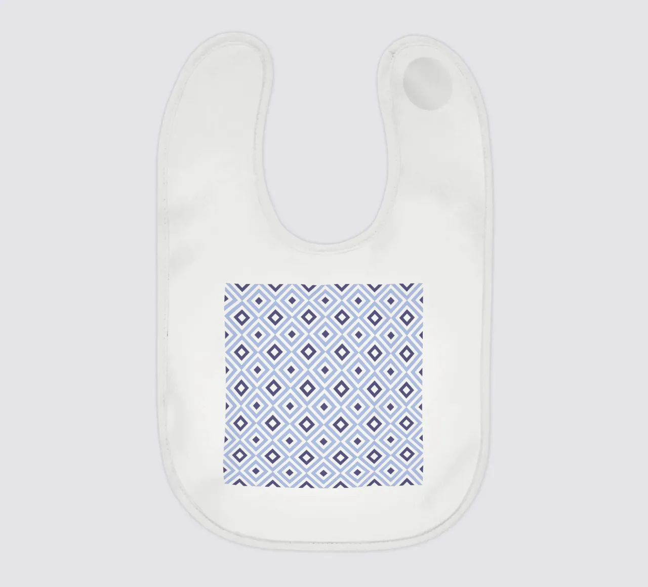 Modello a diamante blu bavaglino da amini54