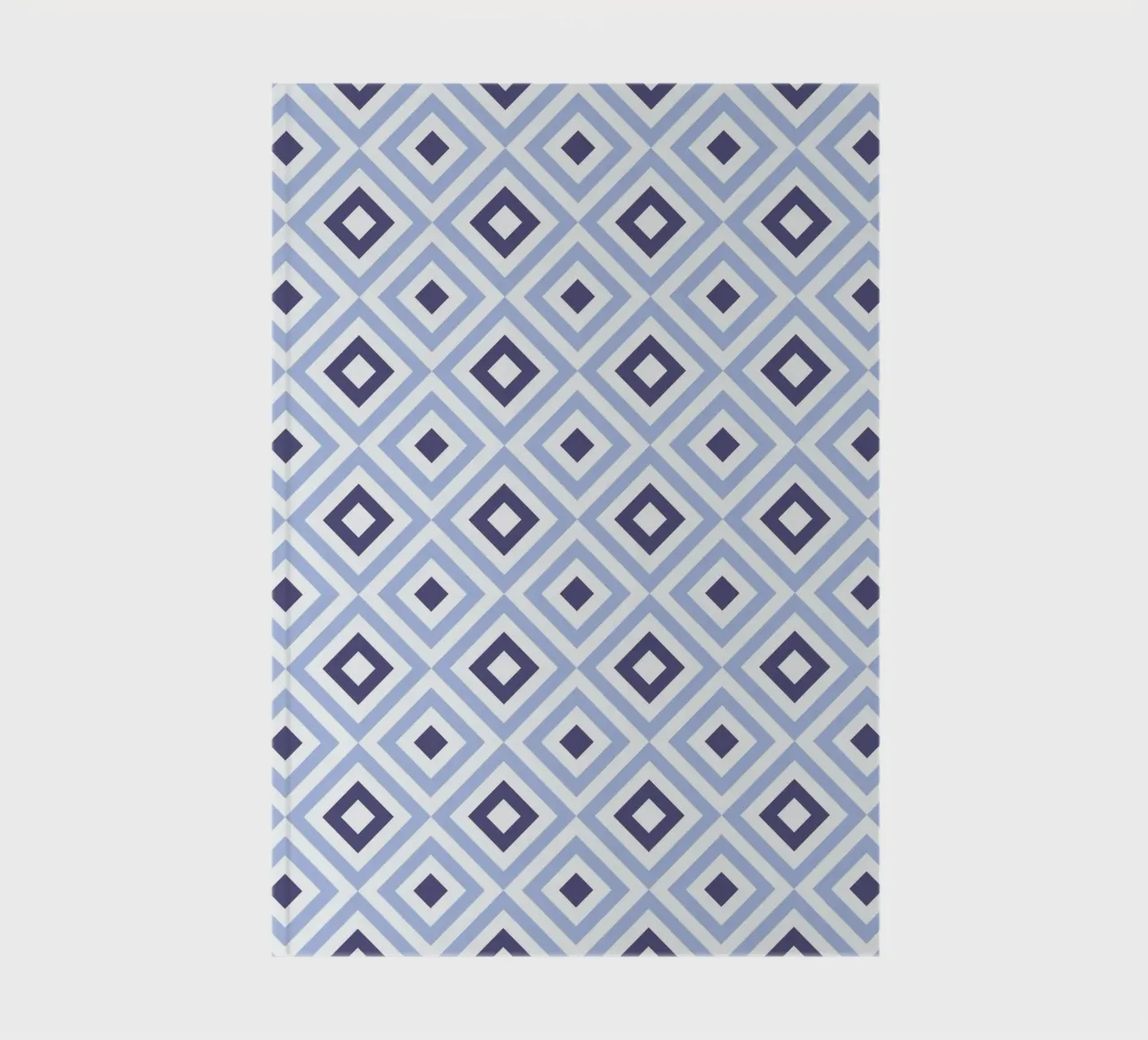 Blue Diamond Pattern notebook by amini54