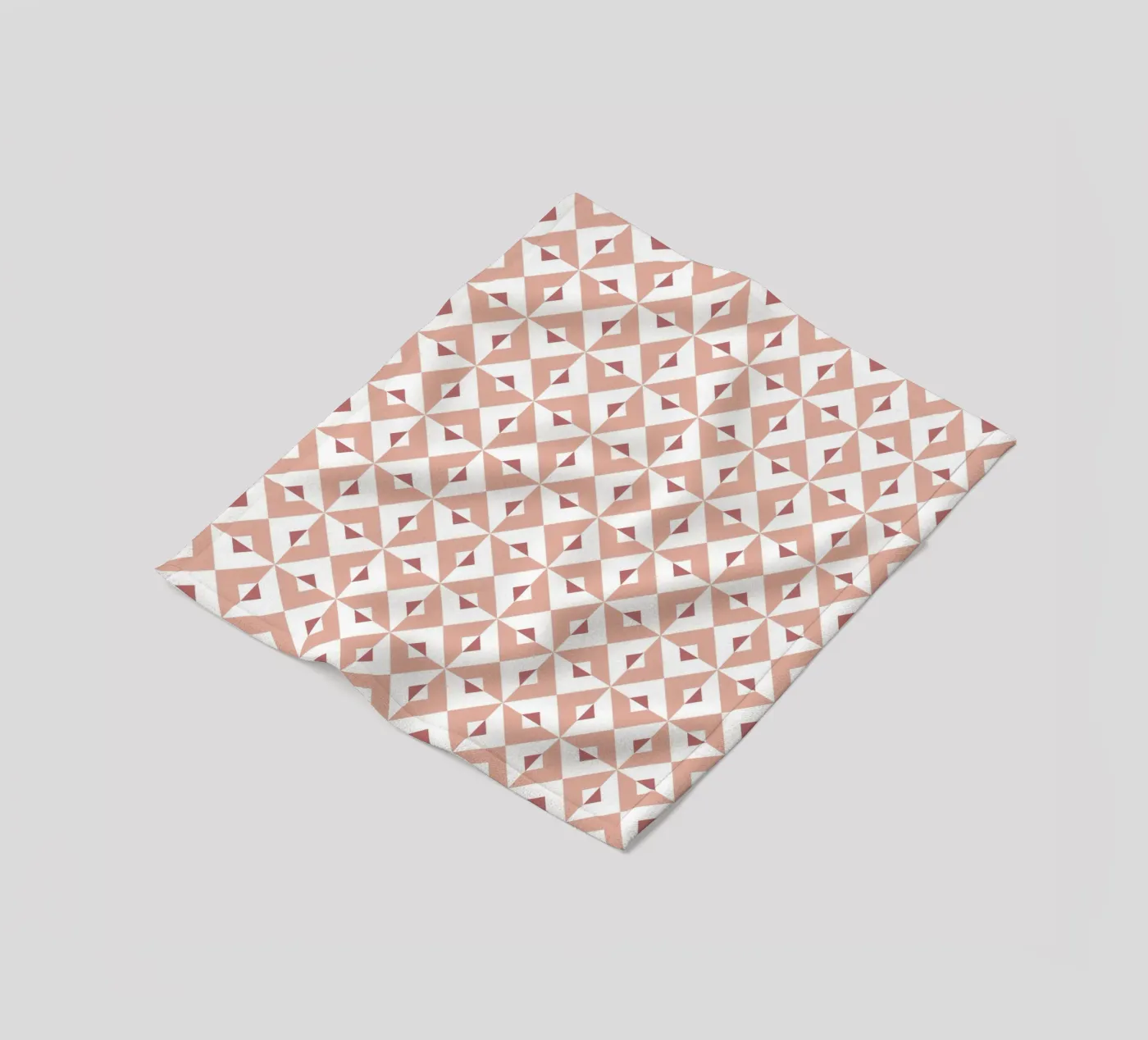 Pink Cross Pattern fleece blanket by amini54