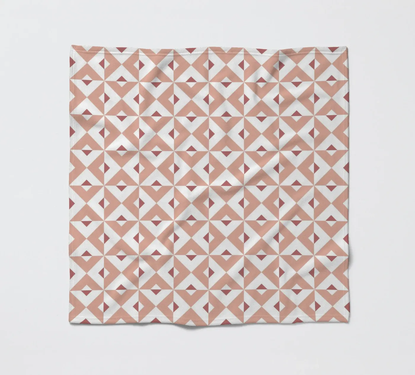 Pink Cross Pattern fleece blanket by amini54