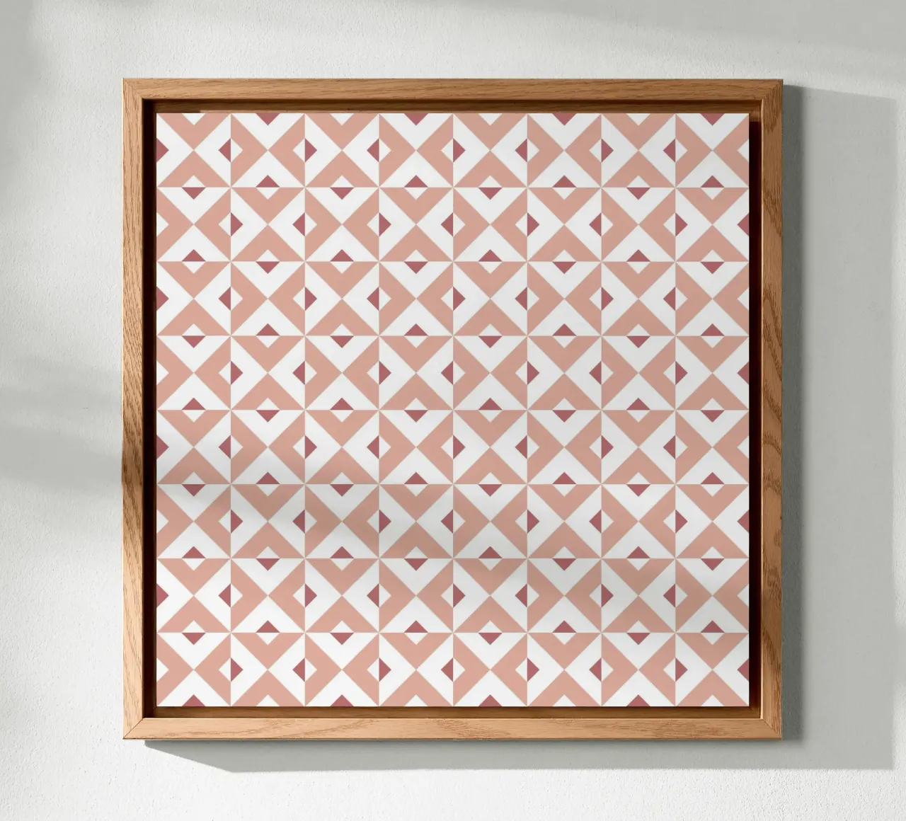 Pink Cross Pattern alu-dibond by amini54