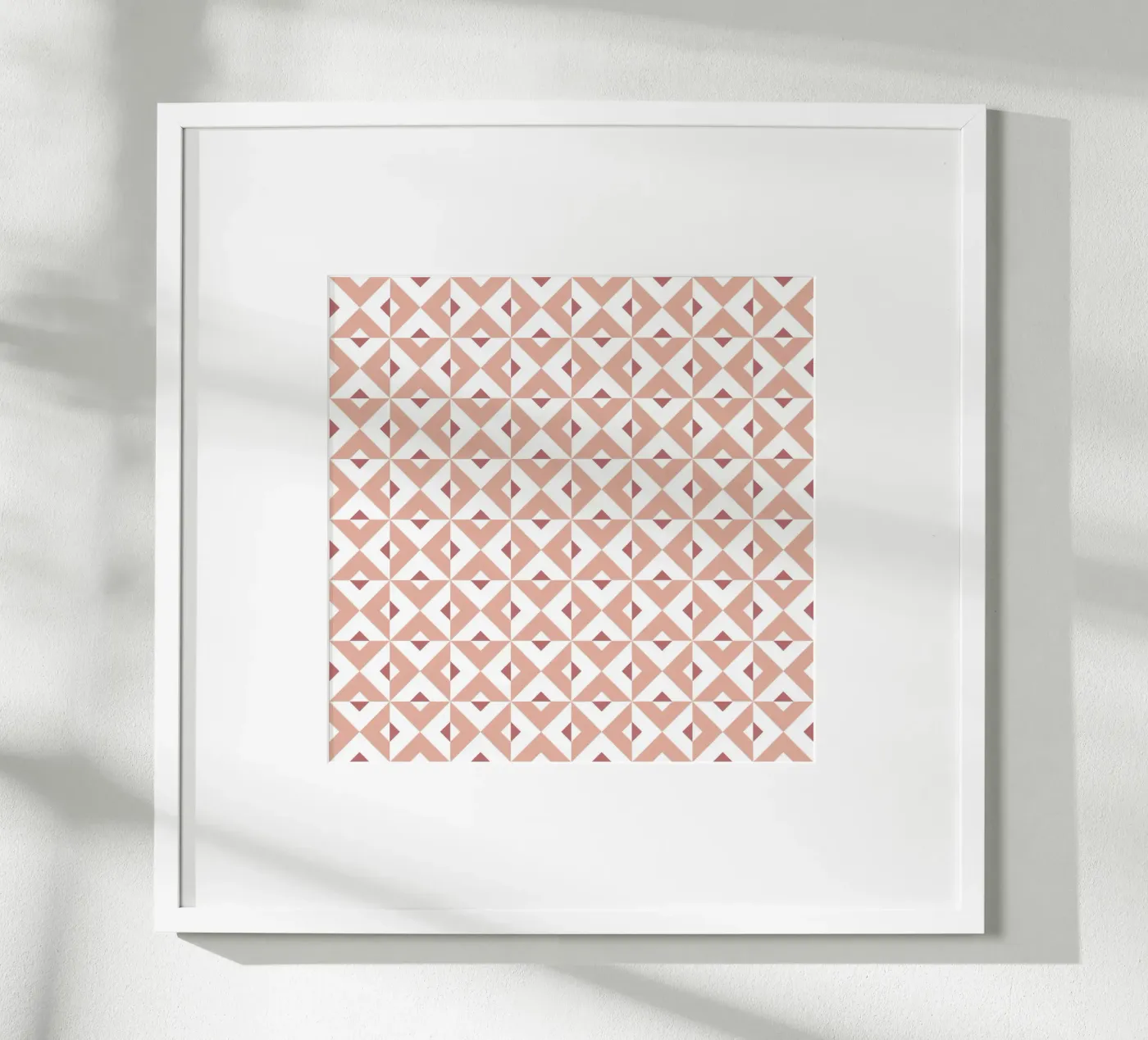 Pink Cross Pattern Poster von amini54