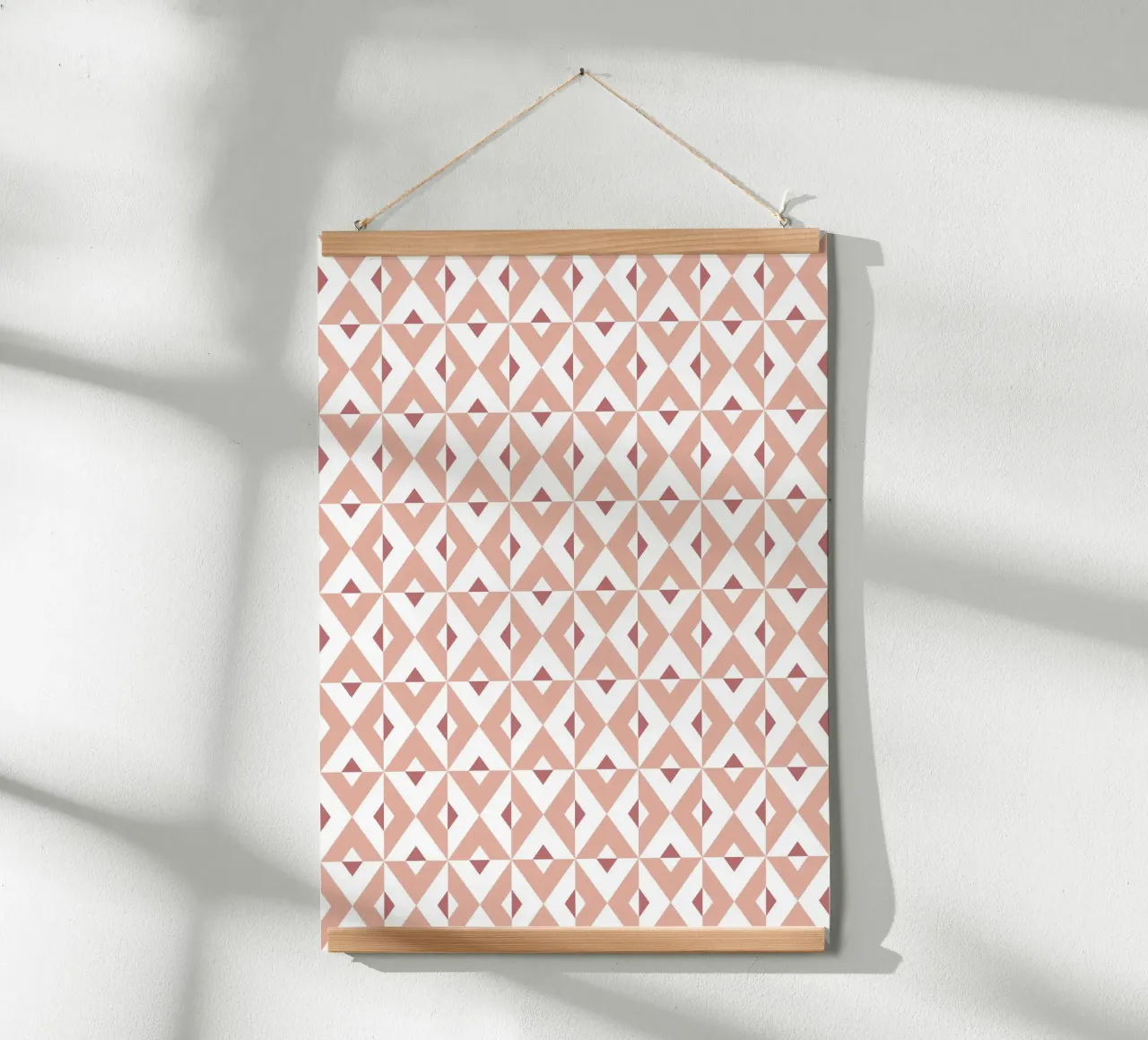 Pink Cross Pattern poster by amini54