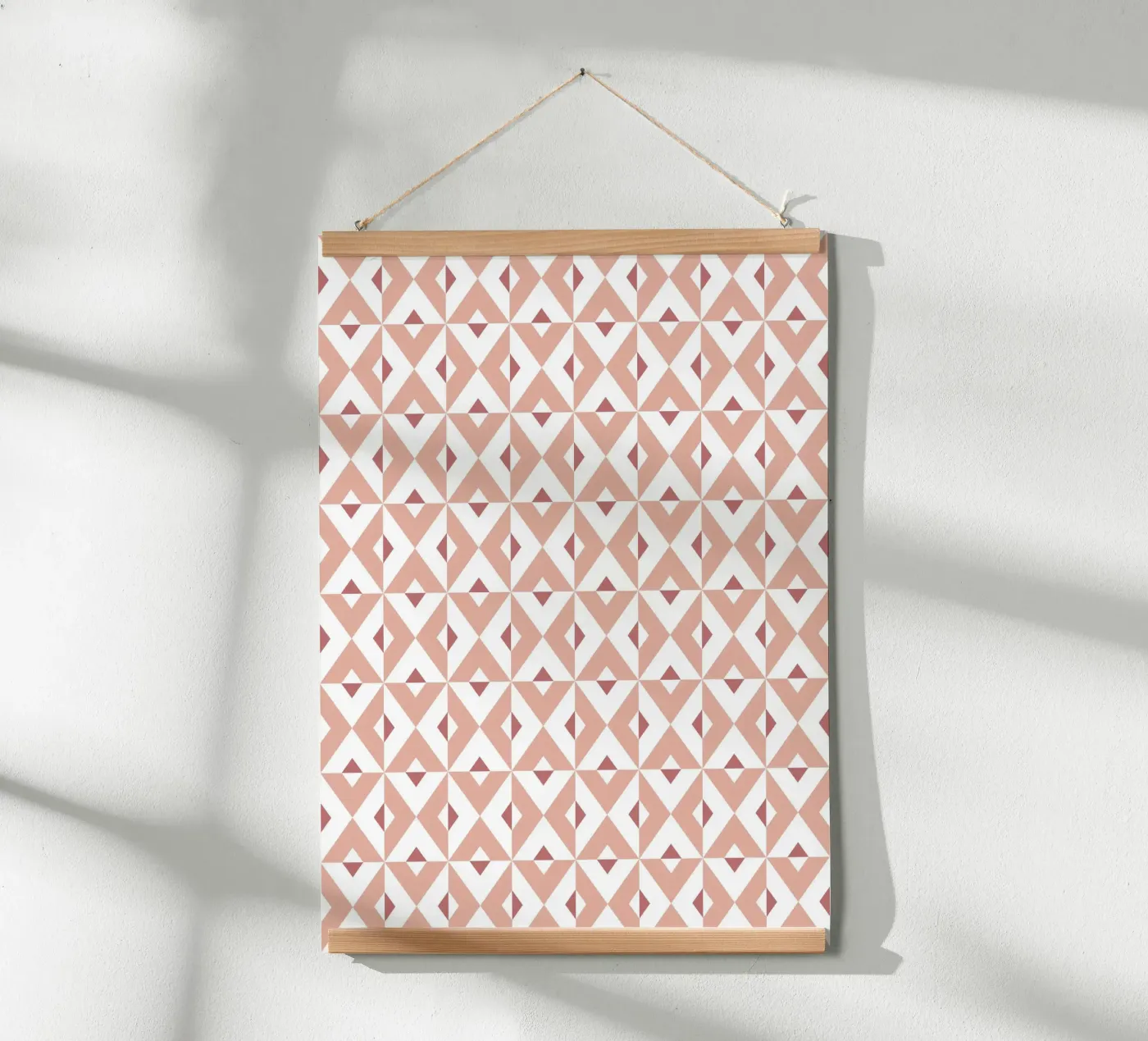 Pink Cross Pattern Poster von amini54