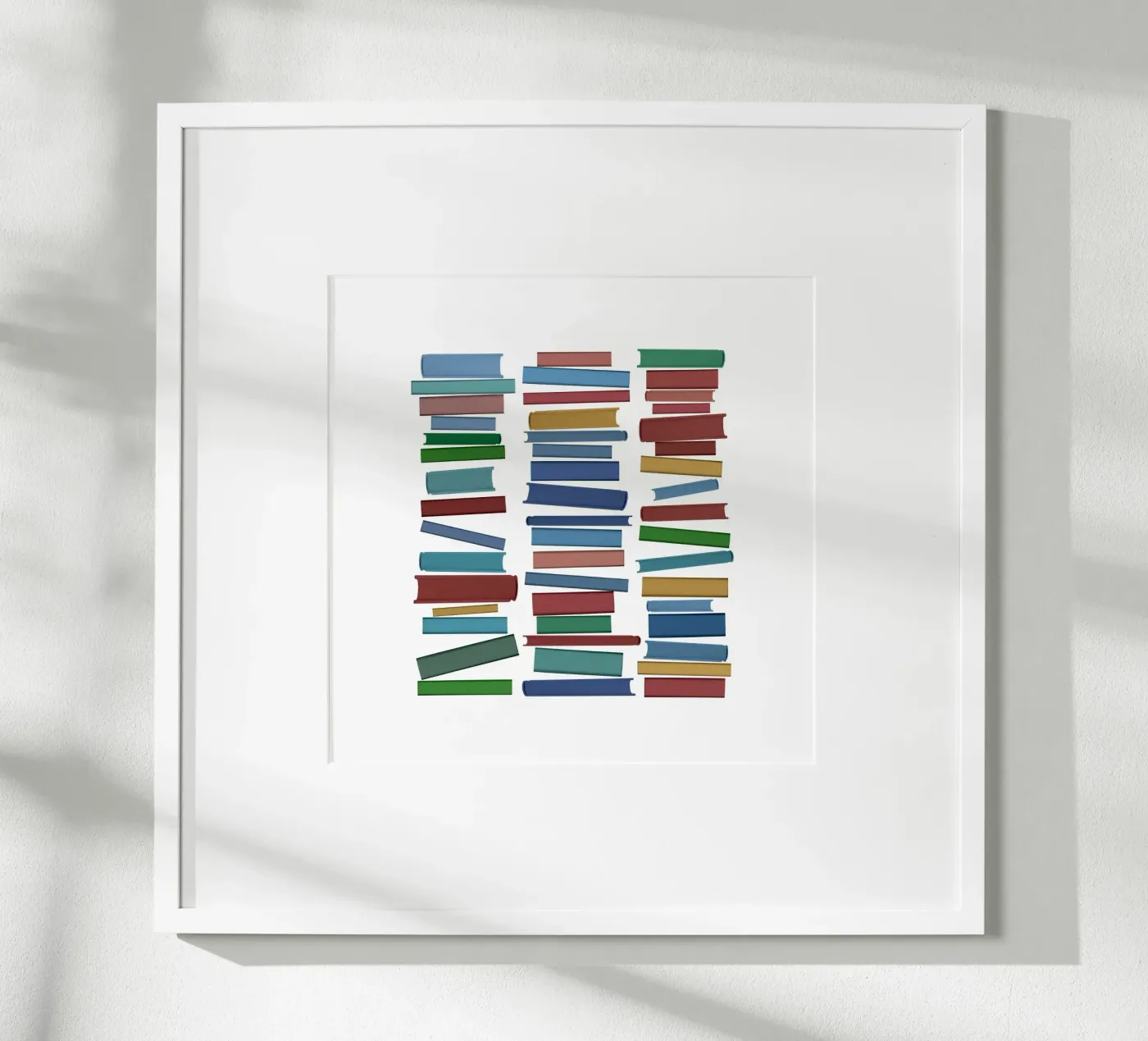 Libri colorati poster da Orara Studio