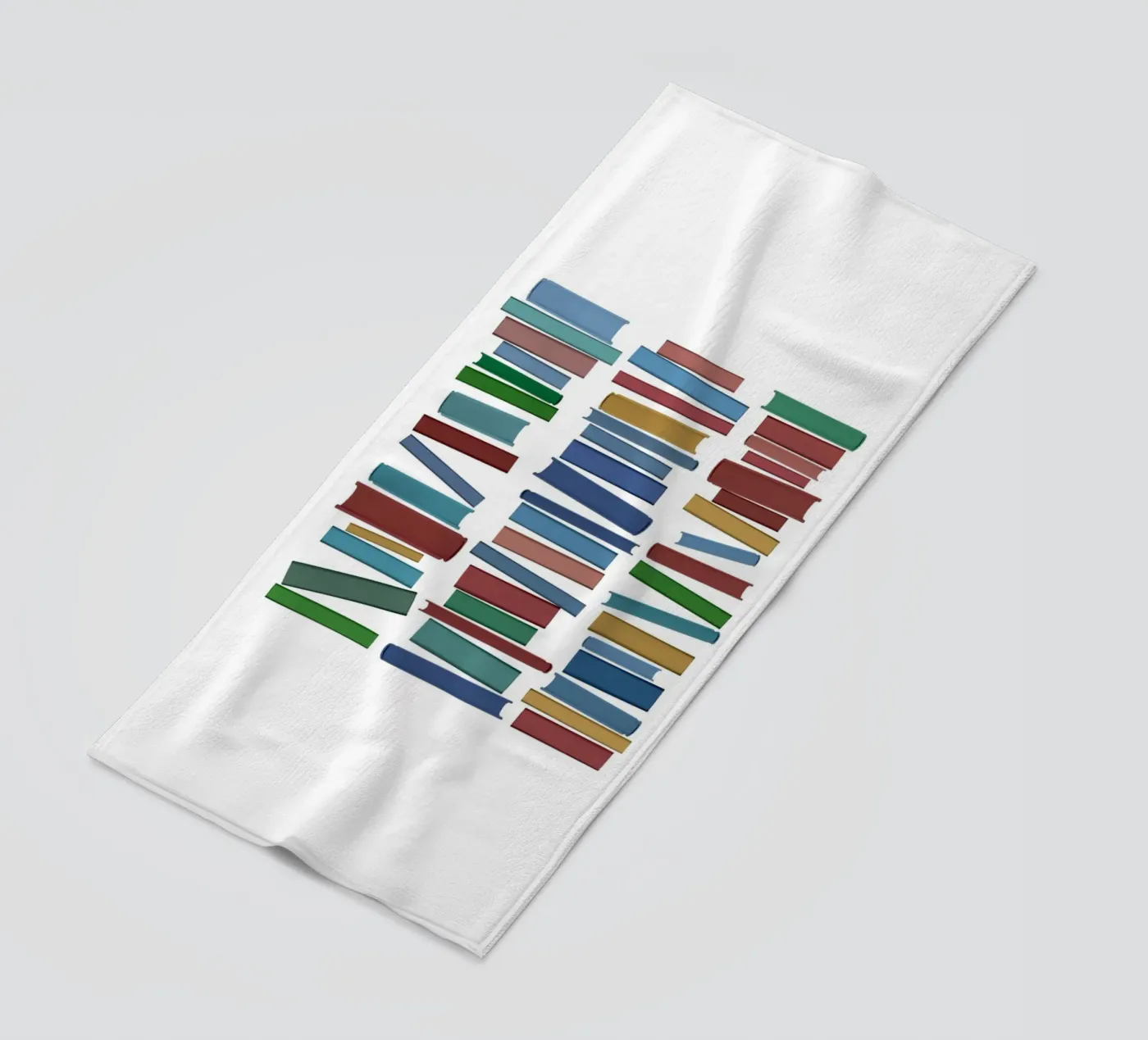 Libri colorati telo mare da Orara Studio
