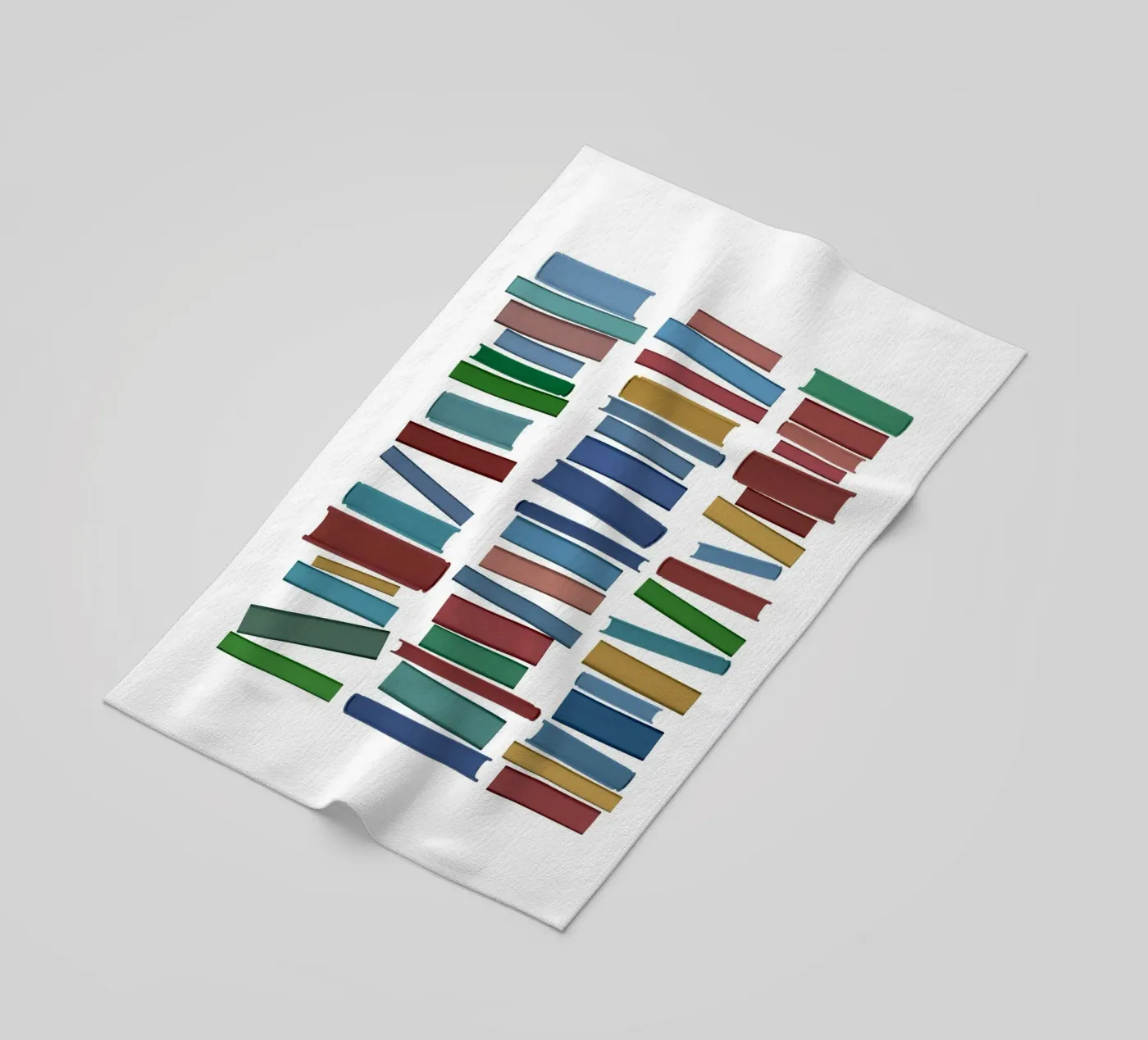 Libri colorati telo mare da Orara Studio