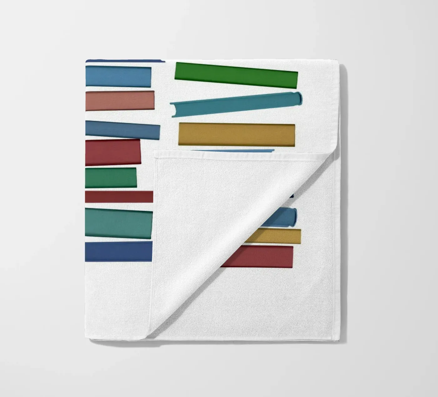 Libri colorati telo mare da Orara Studio